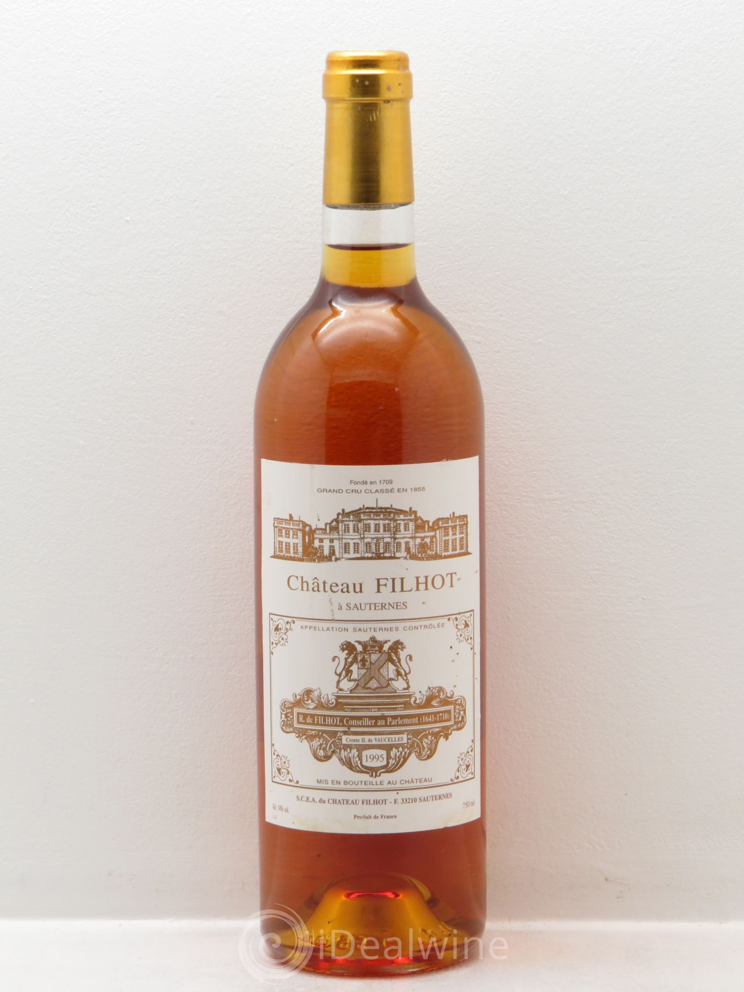 Château Filhot 2ème Grand Cru Classé 1995 - Lotto di 1 bottiglia - 0
