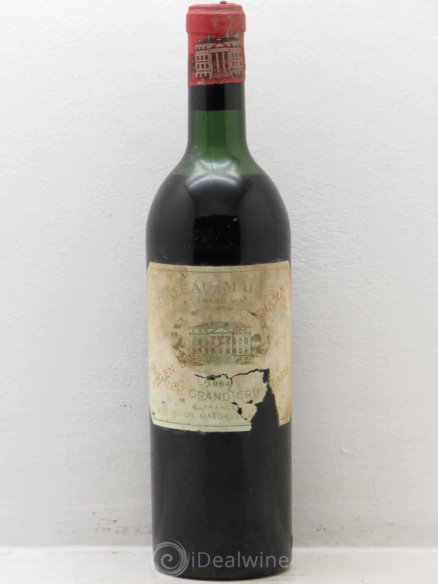 Château Margaux 1er Grand Cru Classé 1964 - Lot de 1 bouteille - 0