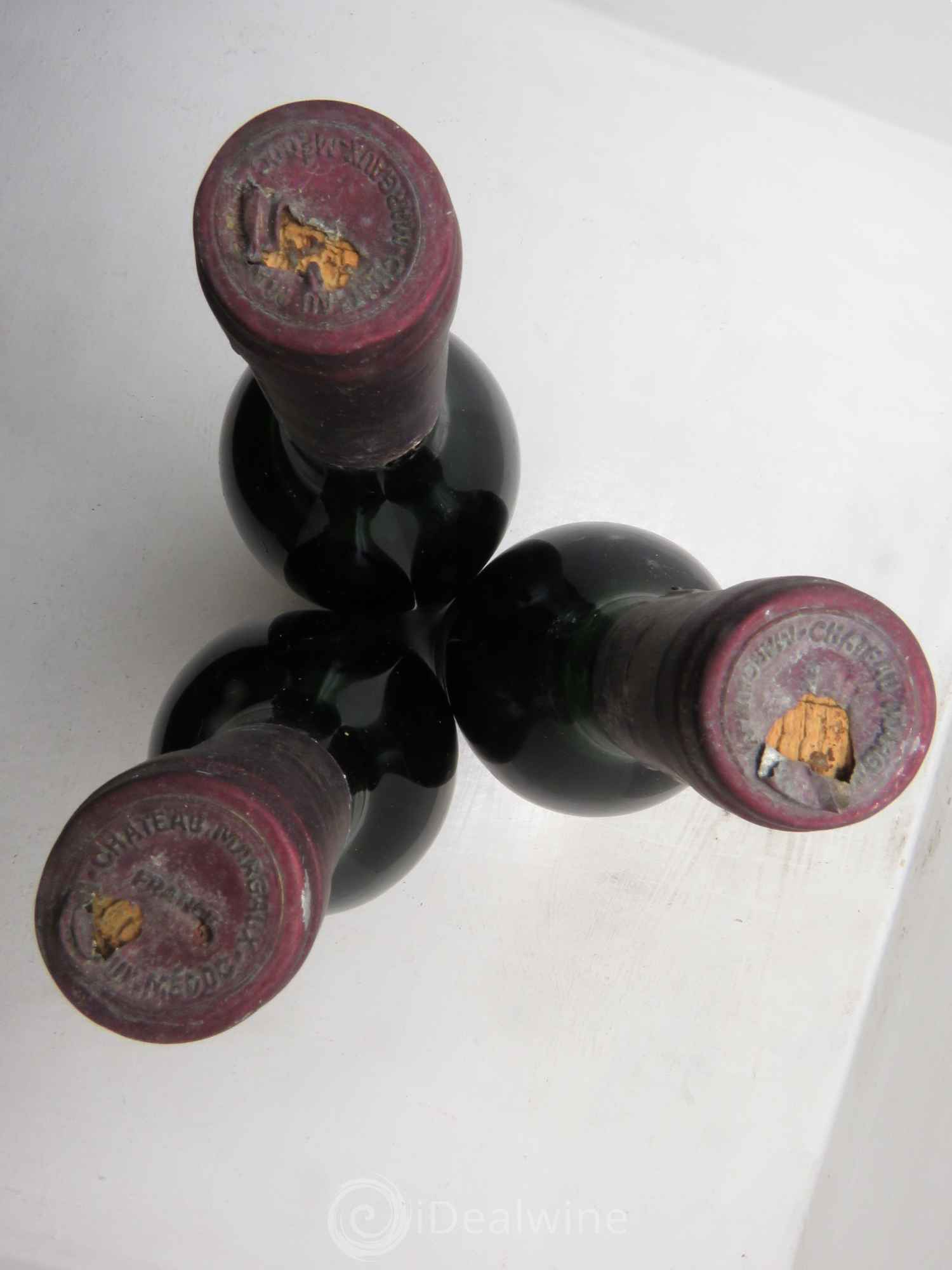 Château Margaux 1er Grand Cru Classé 1971 - Lot de 3 bouteilles - 1