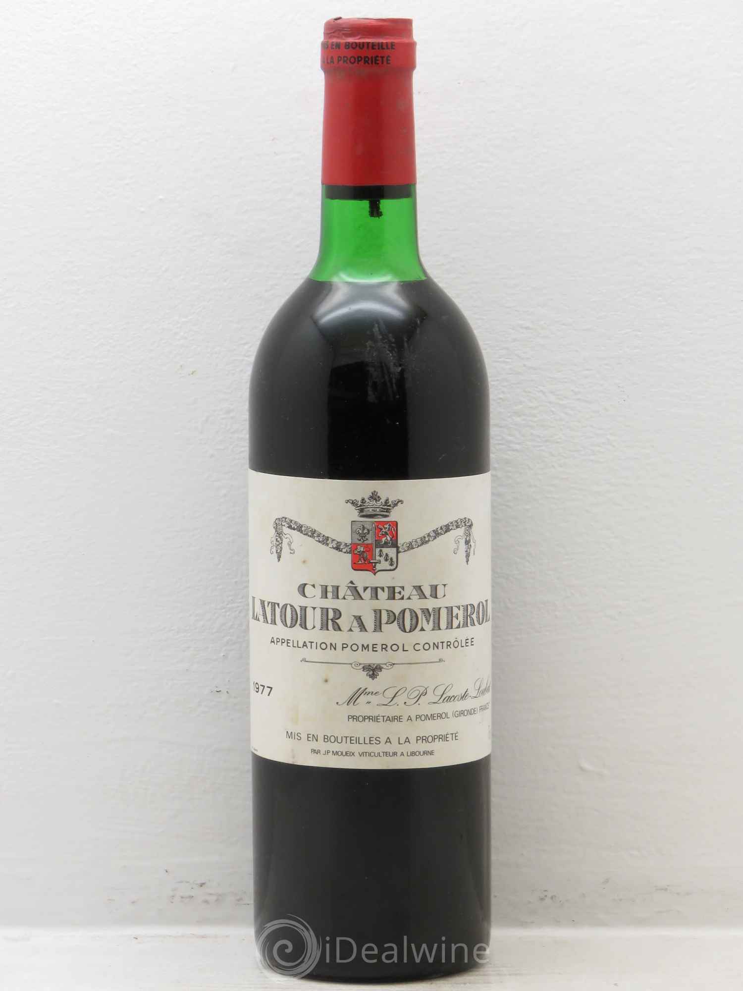 Château Latour à Pomerol 1977 - Lot de 1 bouteille - 0