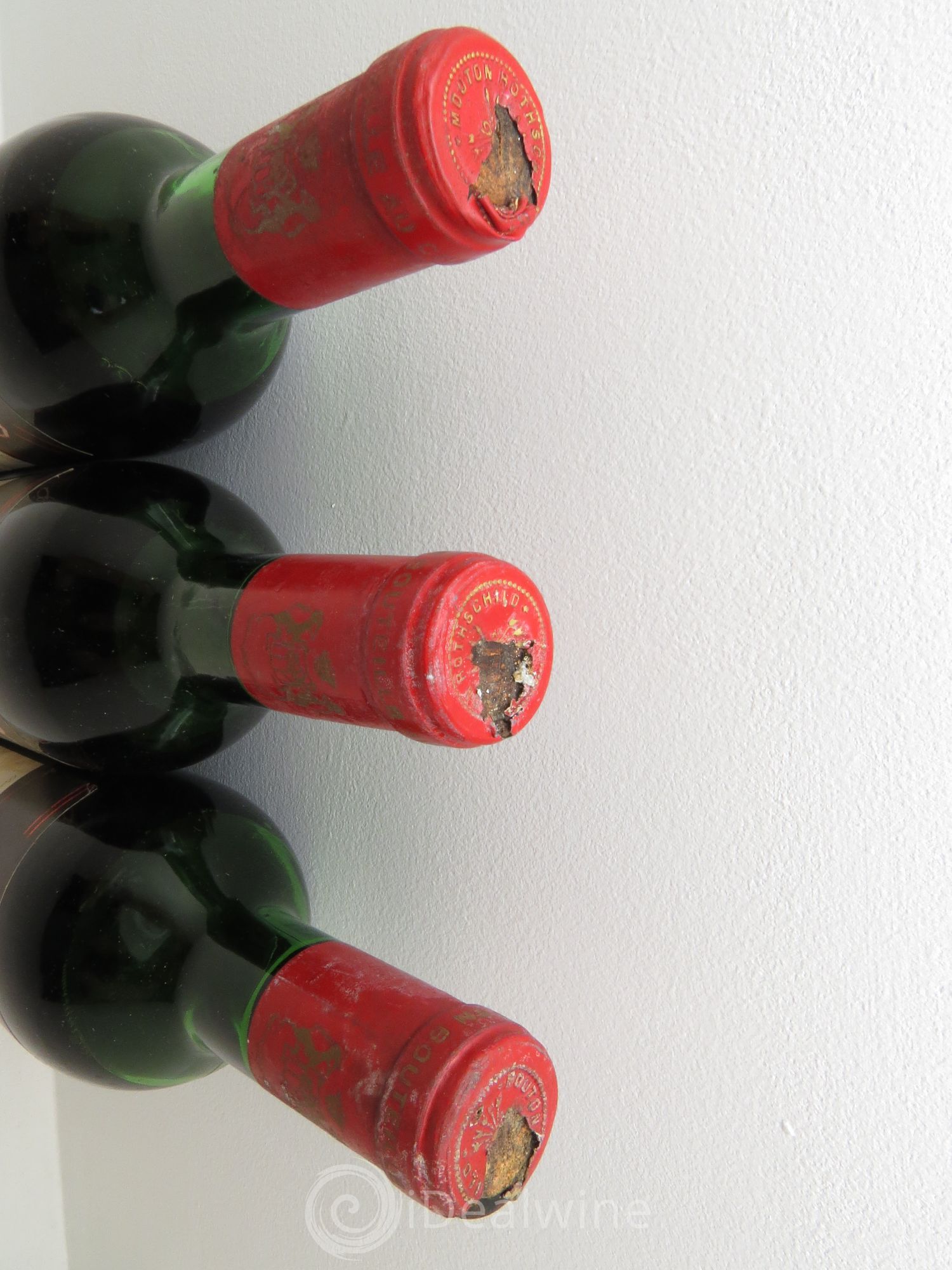 Château Mouton Rothschild 1er Grand Cru Classé 1967 - Lot de 3 bouteilles - 1
