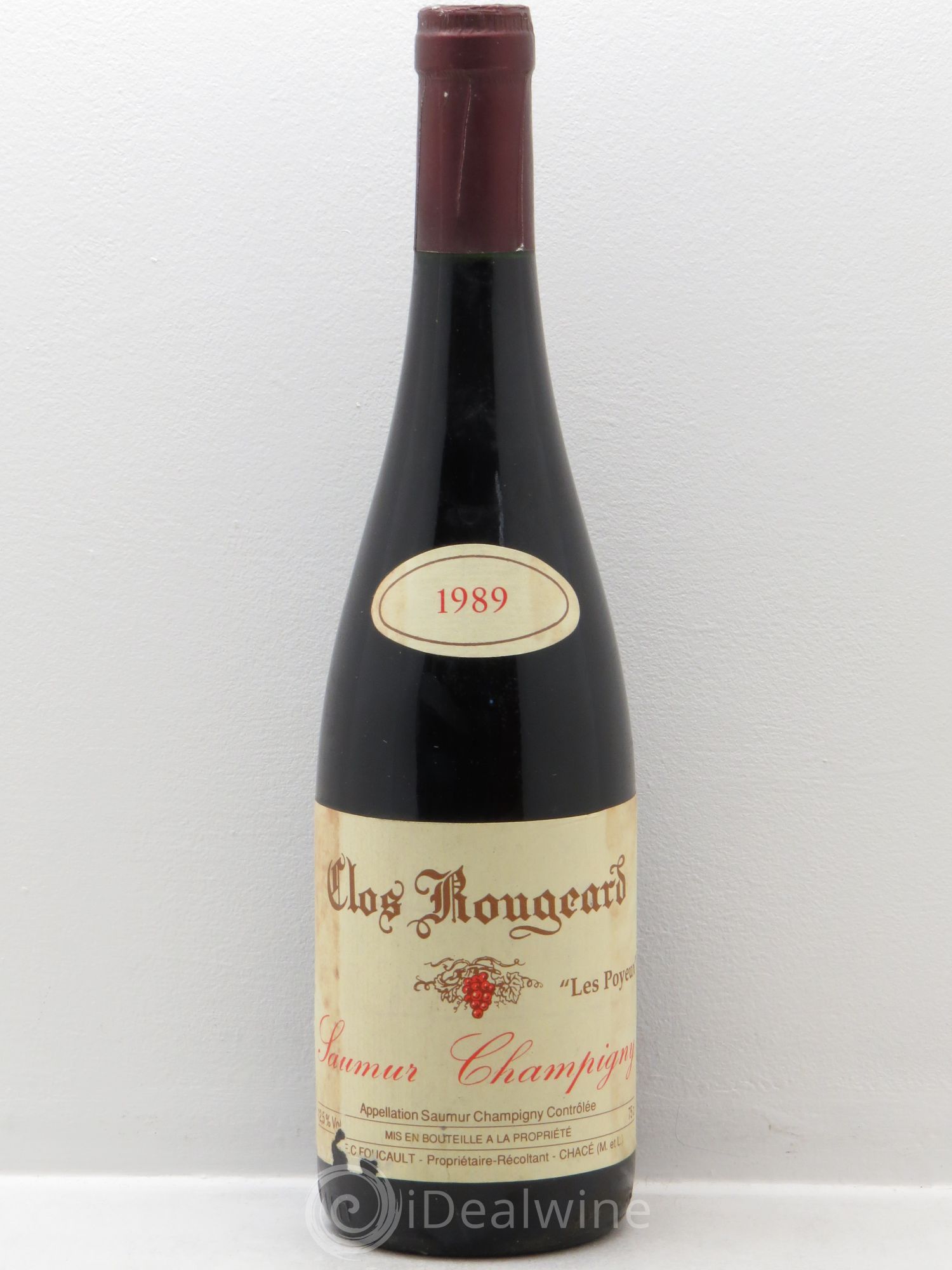 Saumur-Champigny Les Poyeux Clos Rougeard 1989 - Lot de 1 bouteille - 0