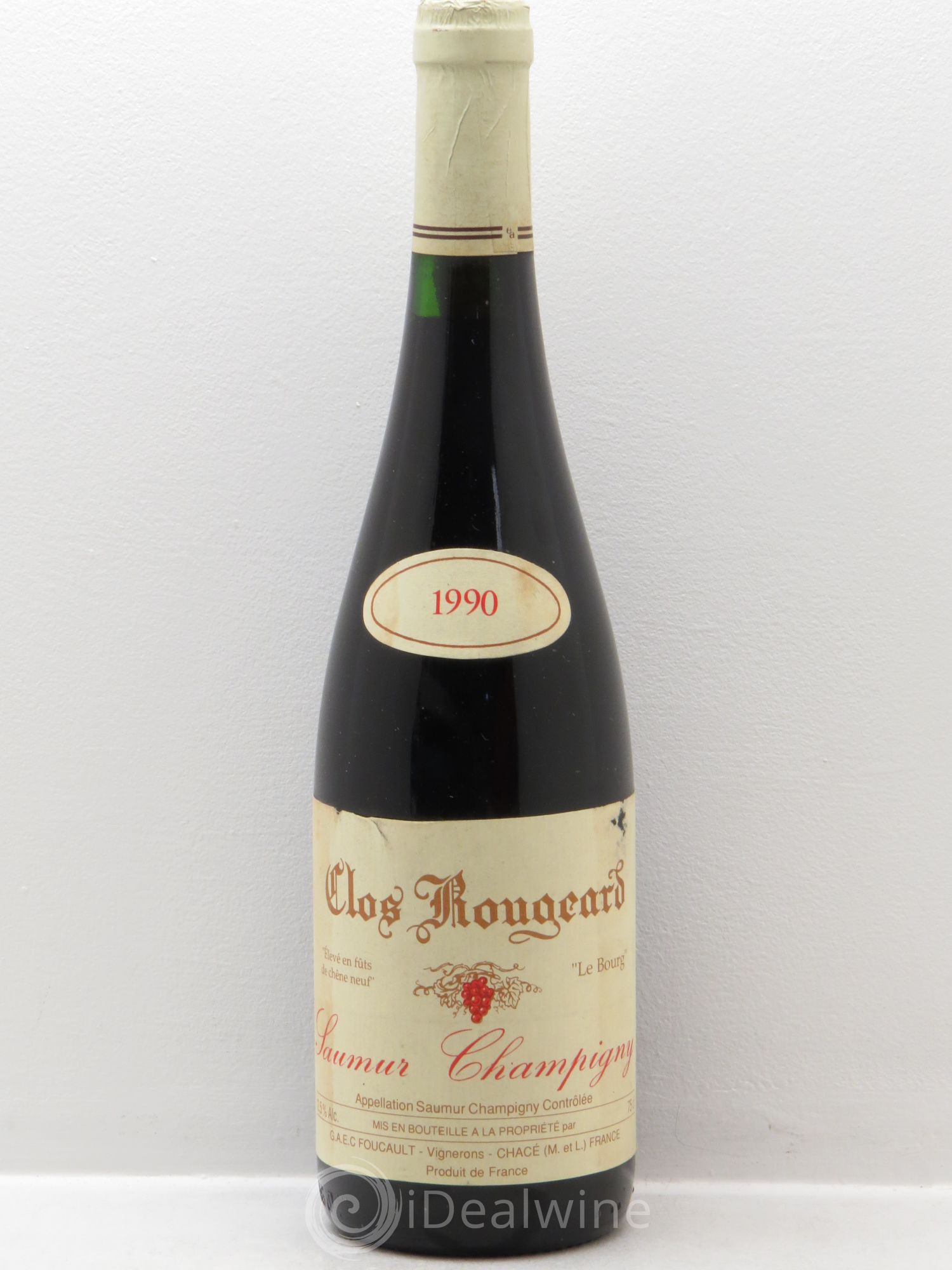 Saumur-Champigny Le Bourg Clos Rougeard 1990 - Lot de 1 bouteille - 0