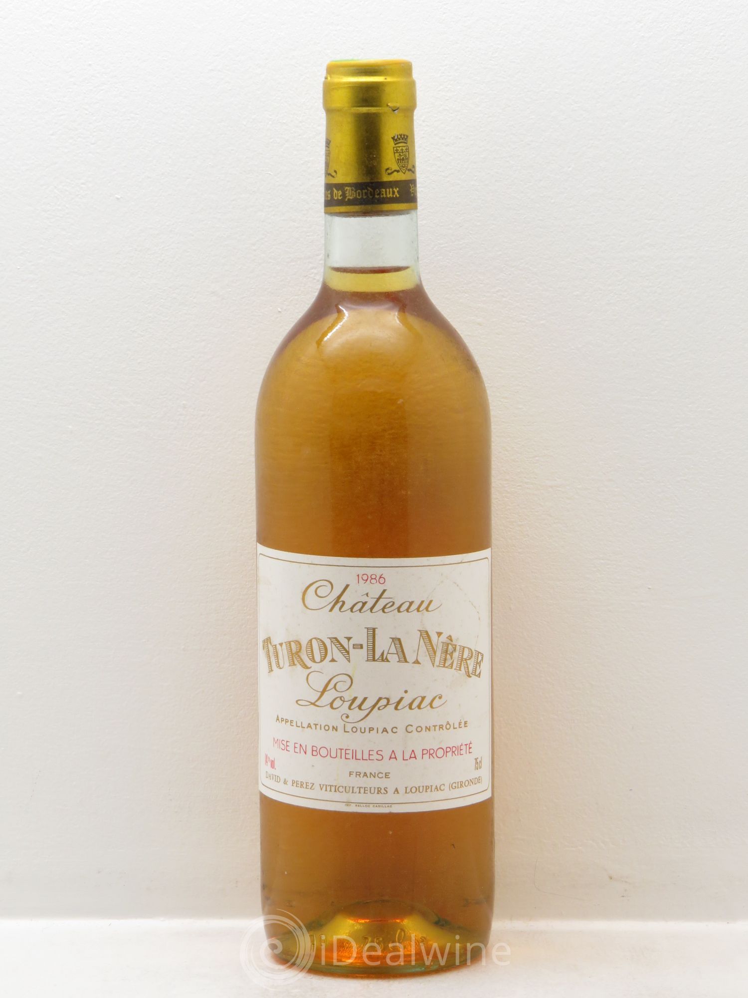 Loupiac Château Turon-La-Nère 1986 - Lotto di 1 bottiglia - 0