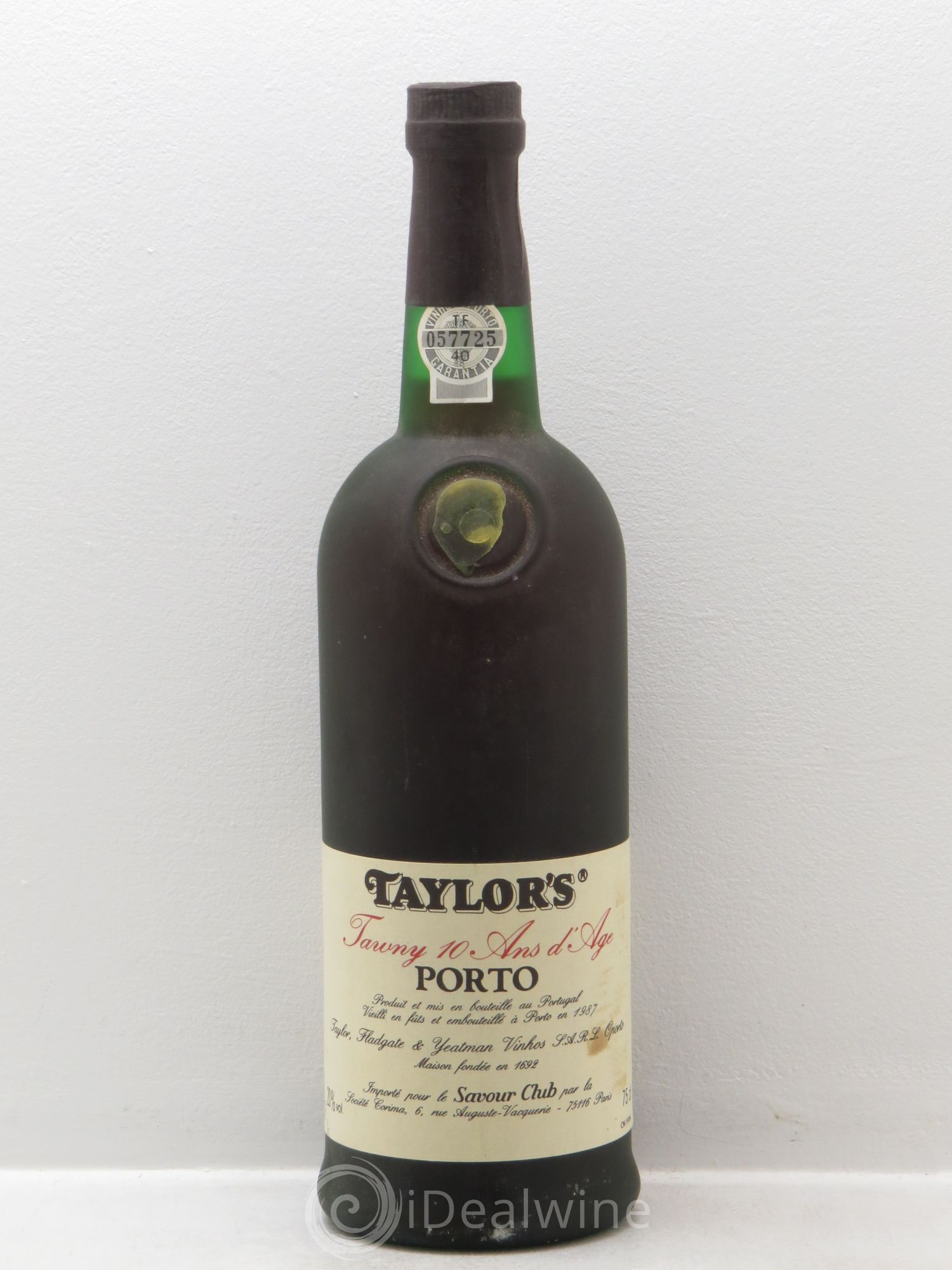 Porto Taylor's Vintage Tawny 10 ans d'Age embouteillé en 1987 - Posten von 1 Flasche - 0