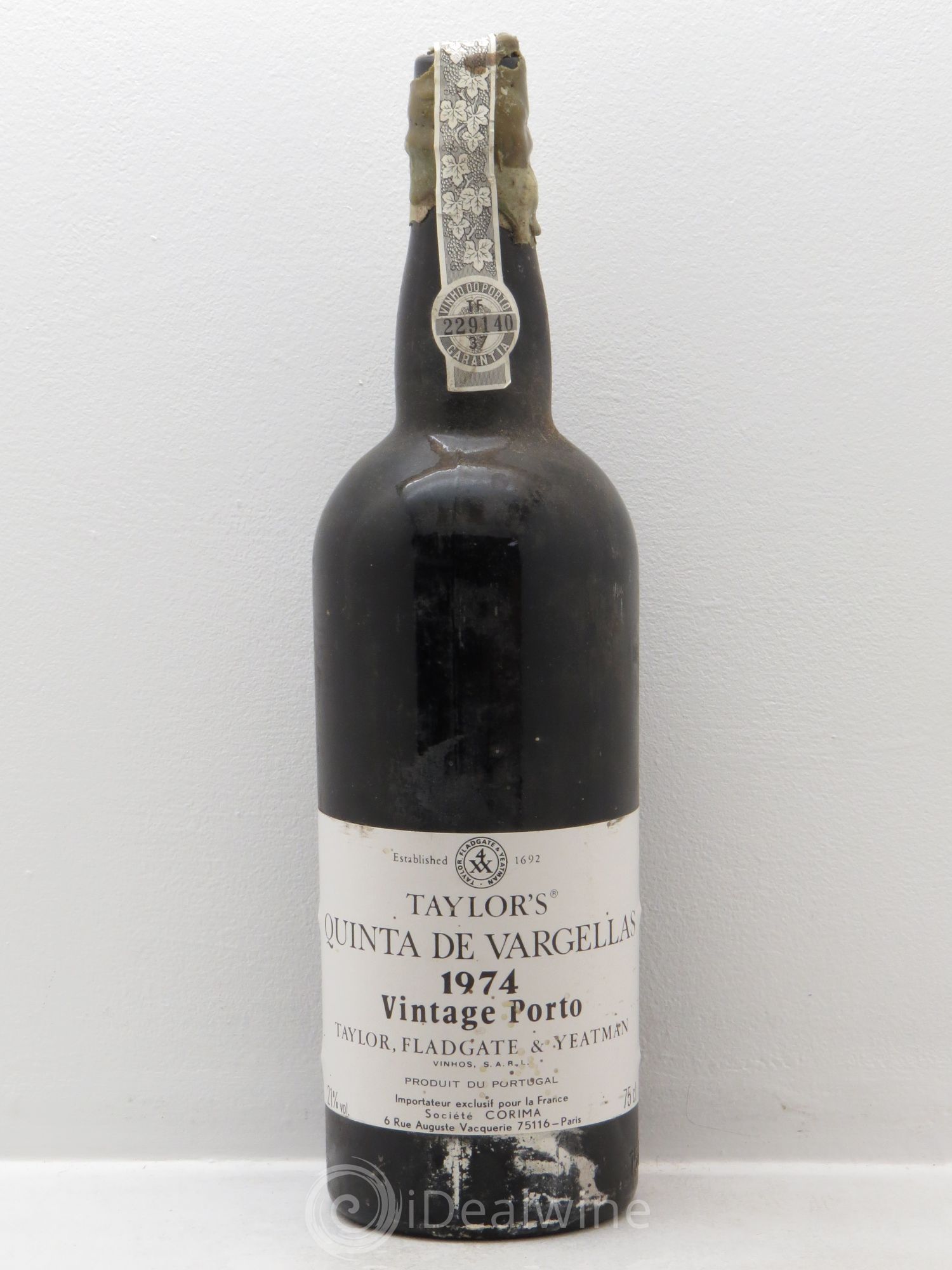 Porto Taylor - Quinta de Vargellas Vintage 1974 - Lot de 1 bouteille - 0