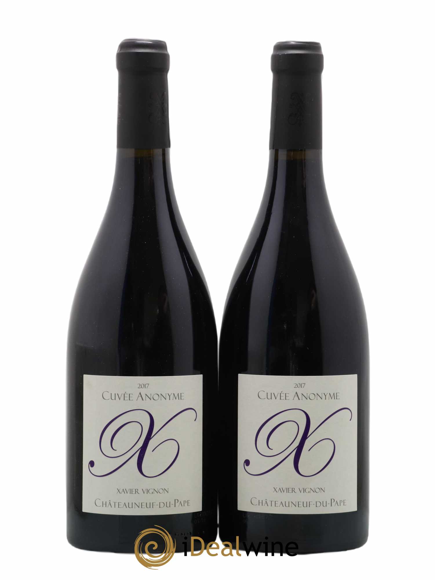 Châteauneuf-du-Pape Cuvee Anonyme Xavier Vignon 2017 - Lot de 2 bouteilles - 0