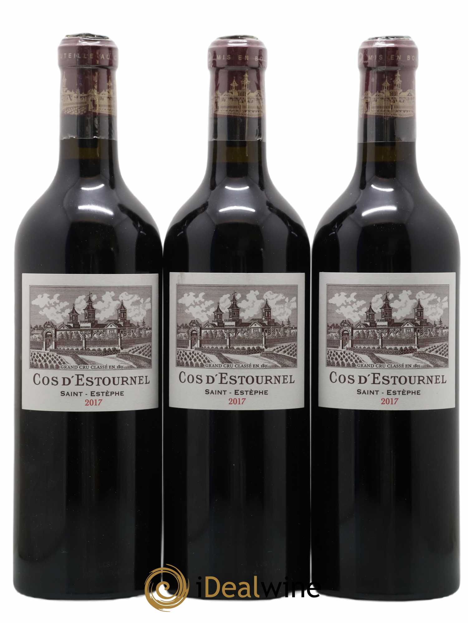 Cos d'Estournel 2ème Grand Cru Classé 2017 - Lot de 3 bouteilles - 0