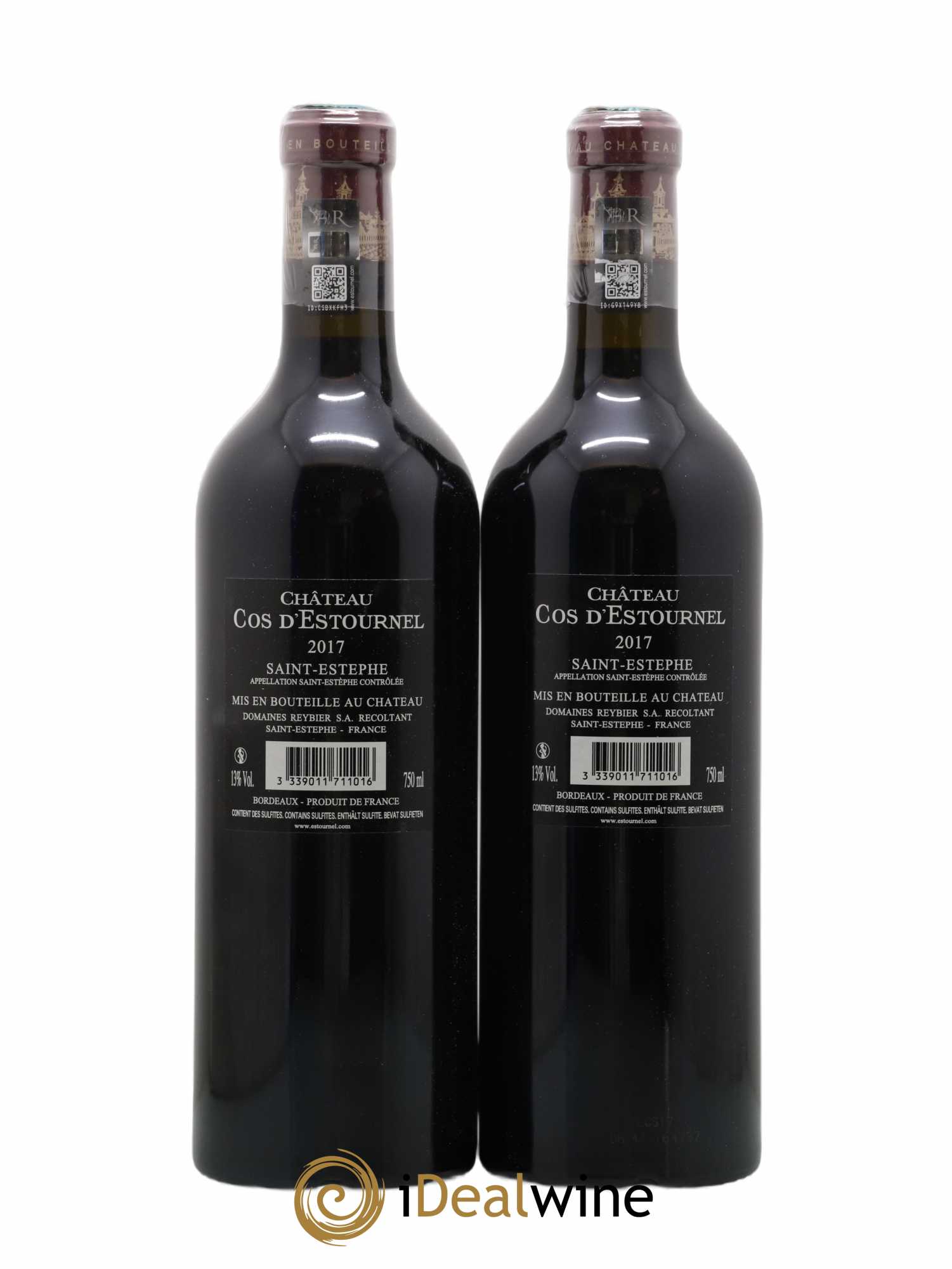 Cos d'Estournel 2ème Grand Cru Classé 2017 - Lot de 2 bouteilles - 1