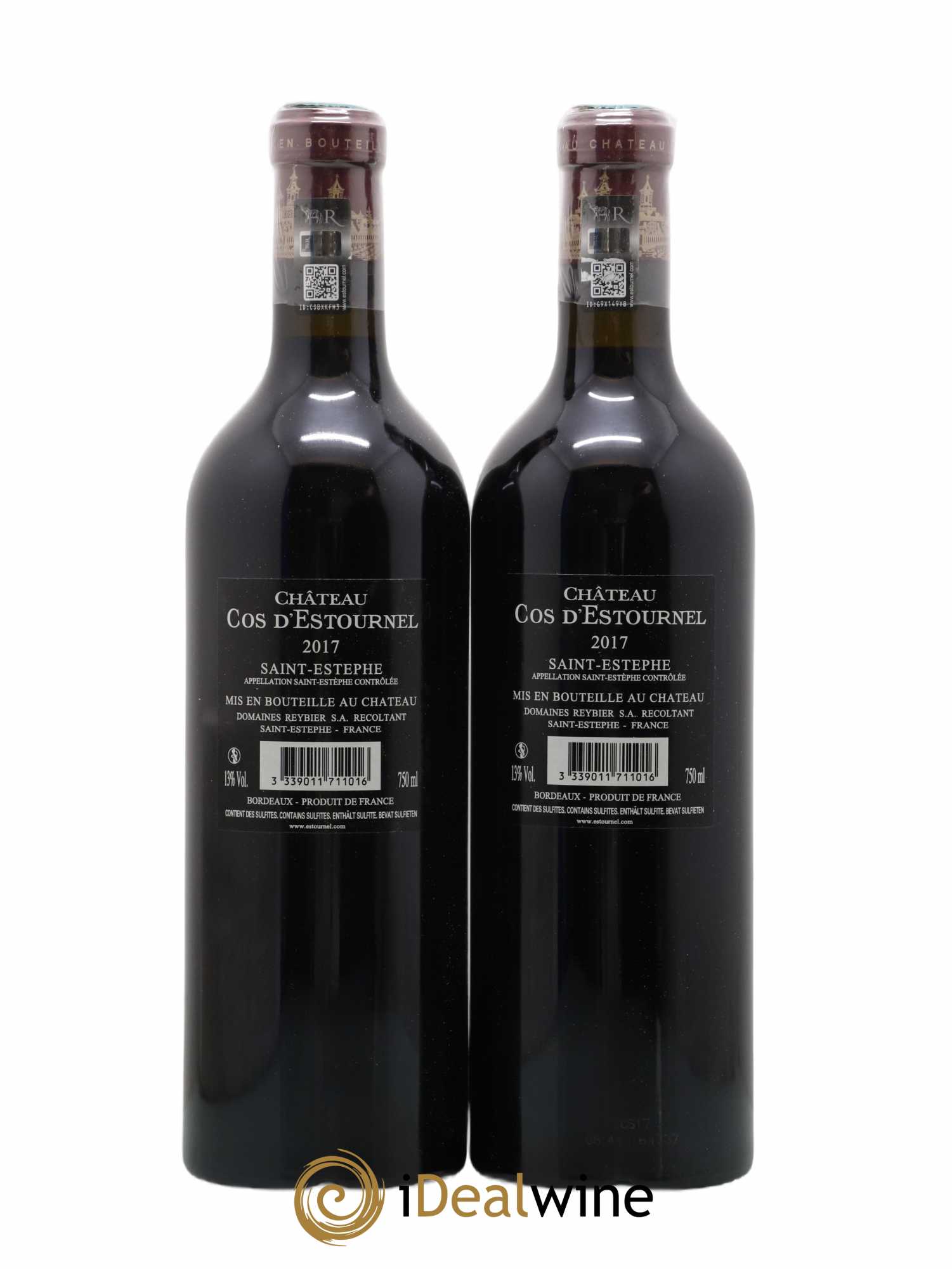 Cos d'Estournel 2ème Grand Cru Classé 2017 - Lot de 2 bouteilles - 1