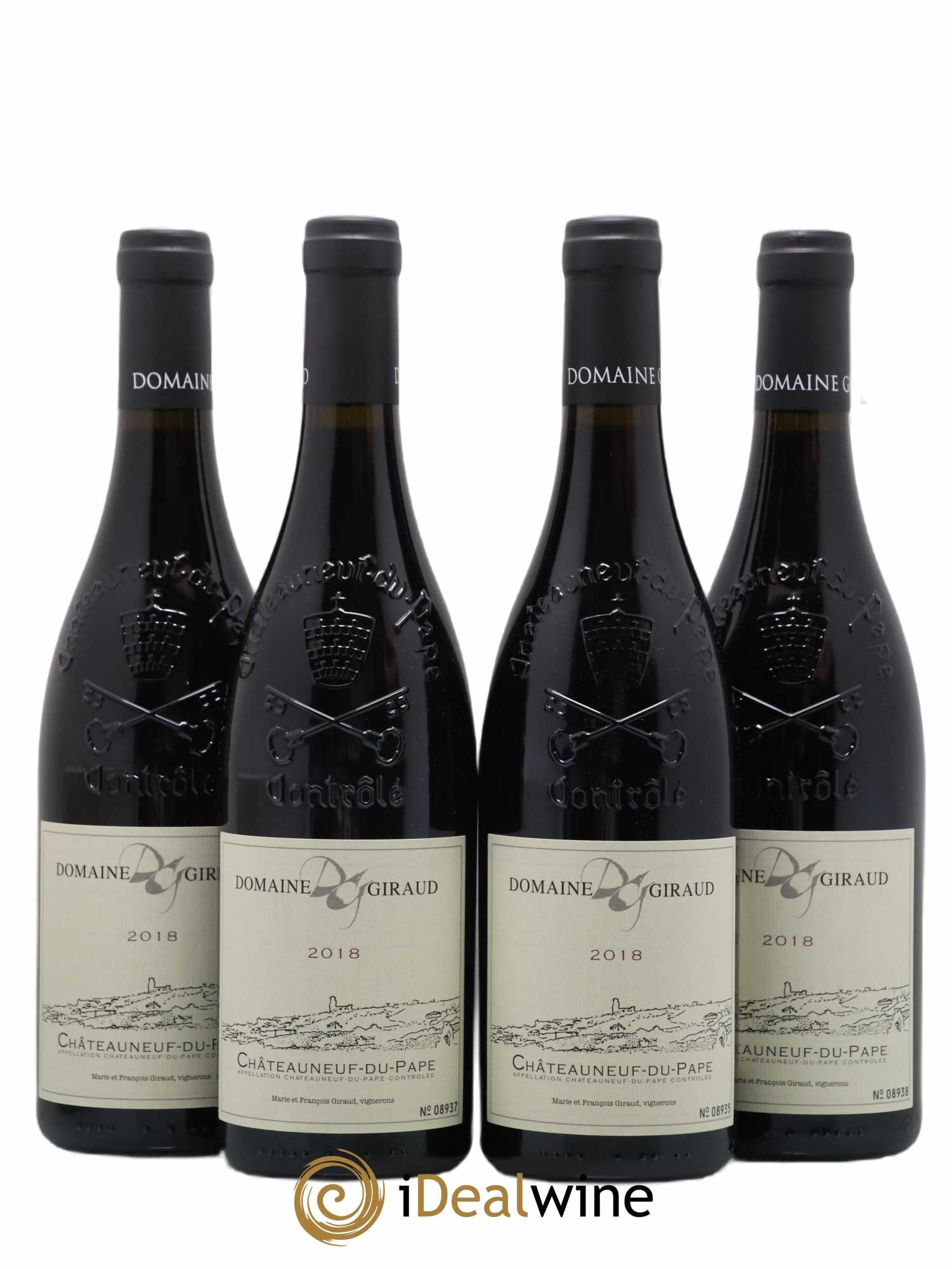 Châteauneuf-du-Pape Tradition Giraud (Domaine) 2018 - Lot de 4 bouteilles - 0