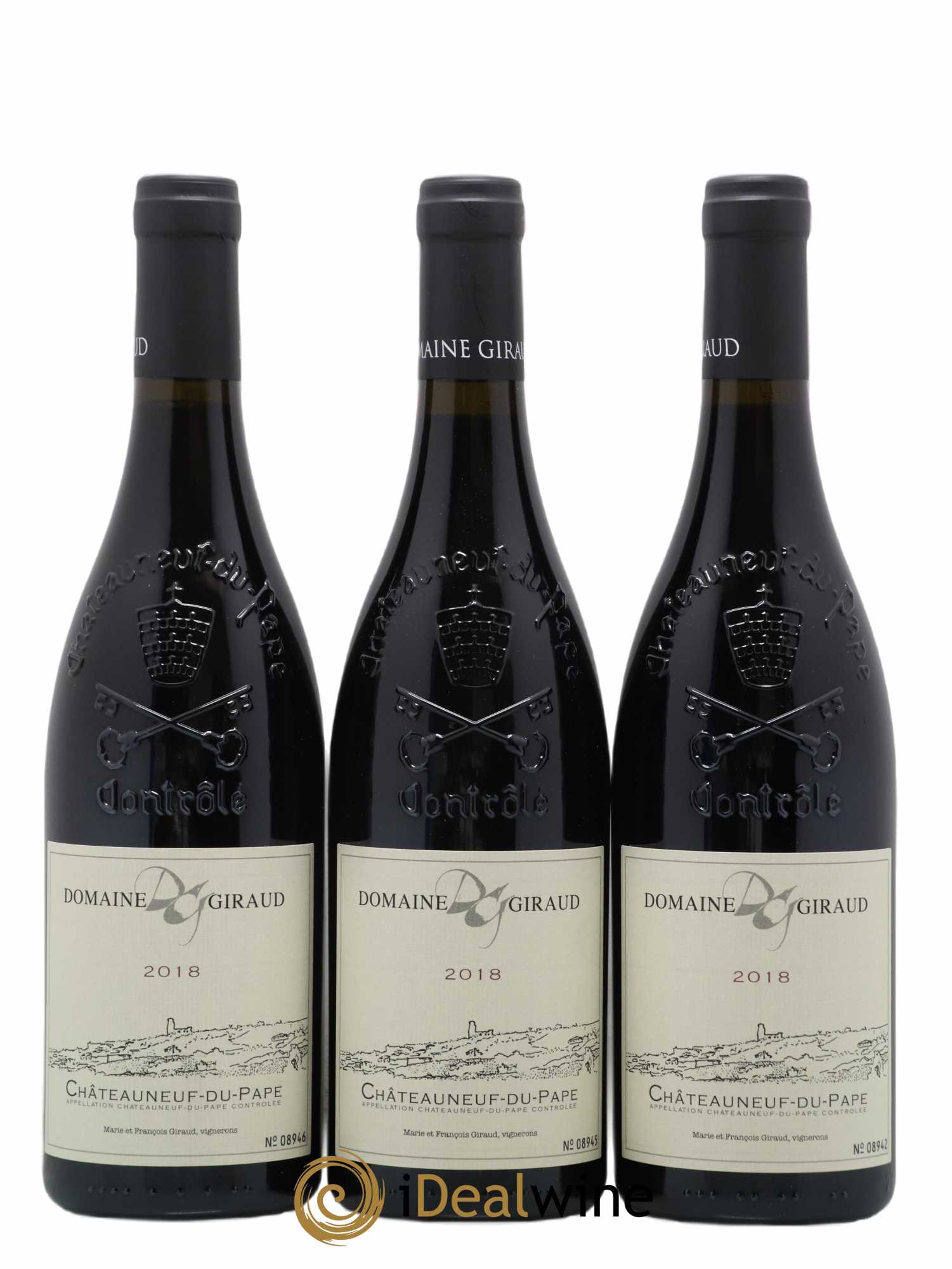 Châteauneuf-du-Pape Tradition Giraud (Domaine) 2018 - Lot de 3 bouteilles - 0