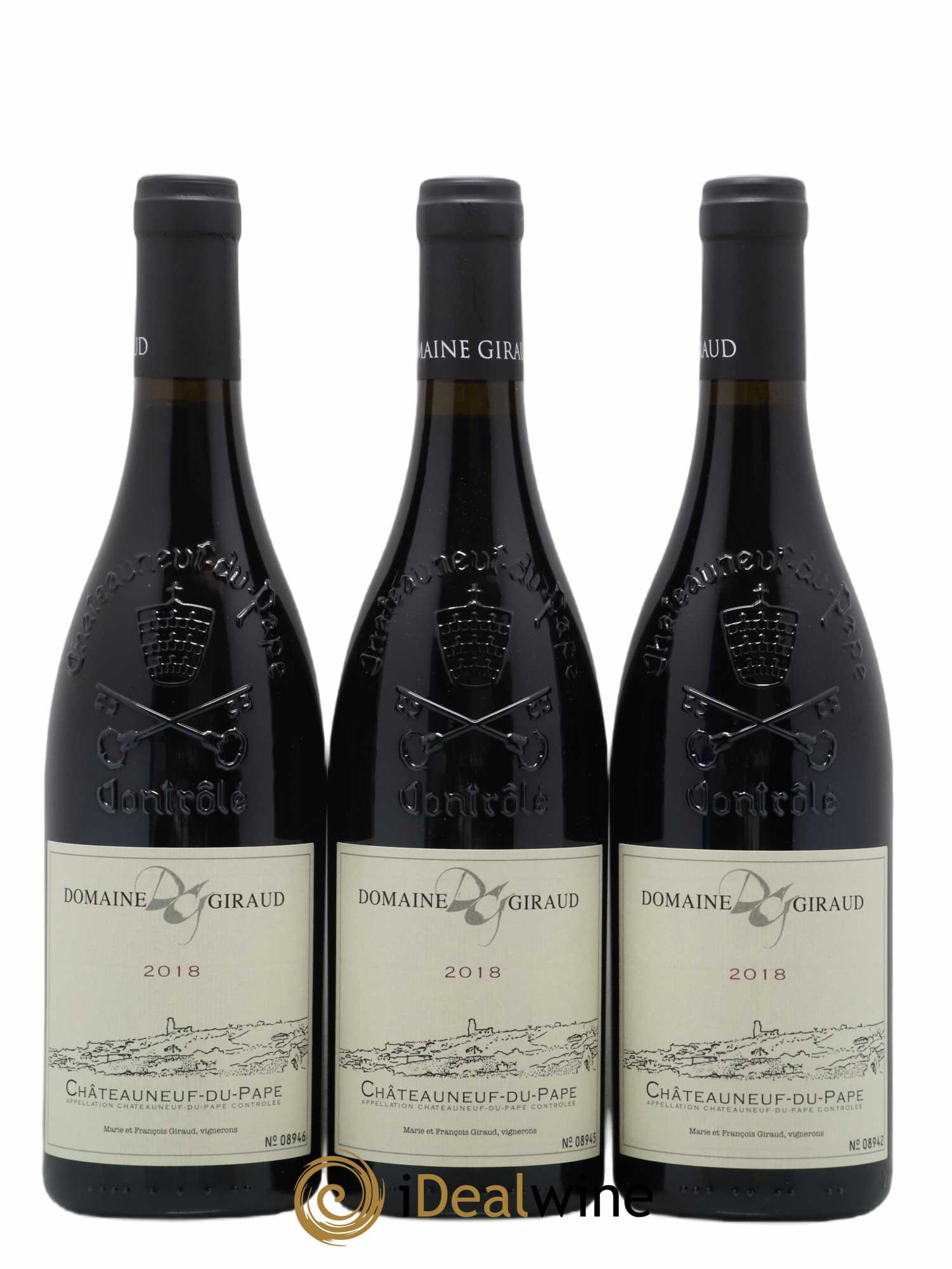 Châteauneuf-du-Pape Tradition Giraud (Domaine) 2018 - Lot de 3 bouteilles - 0