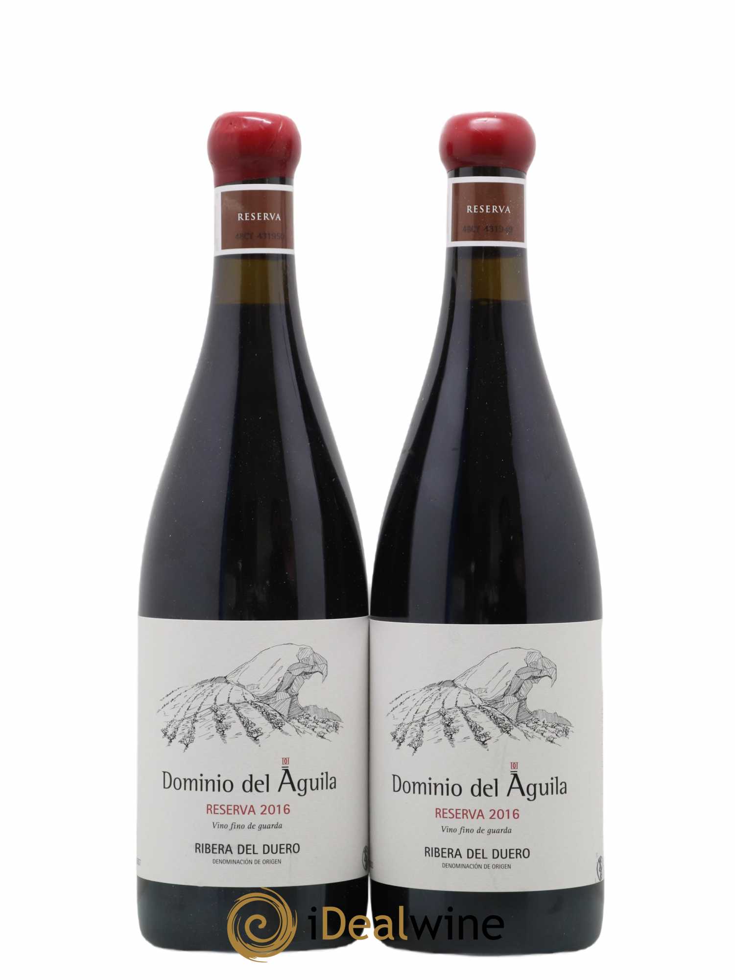 Ribera Del Duero DO Reserva Dominio Del Aguila 2016 - Lot de 2 bouteilles - 0