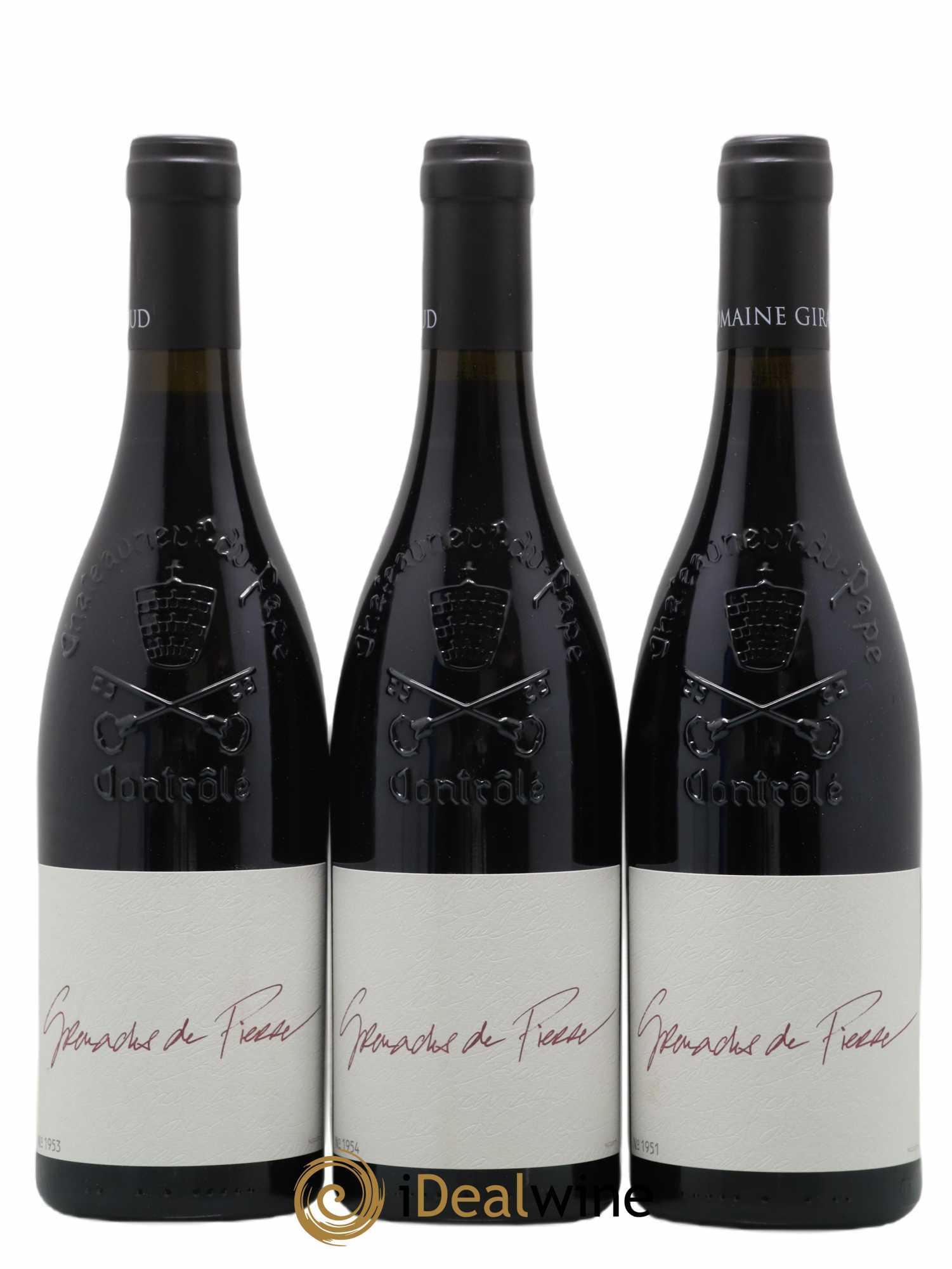 Châteauneuf-du-Pape Les Grenaches De Pierre Giraud (Domaine) 2017 - Lot de 3 bouteilles - 0