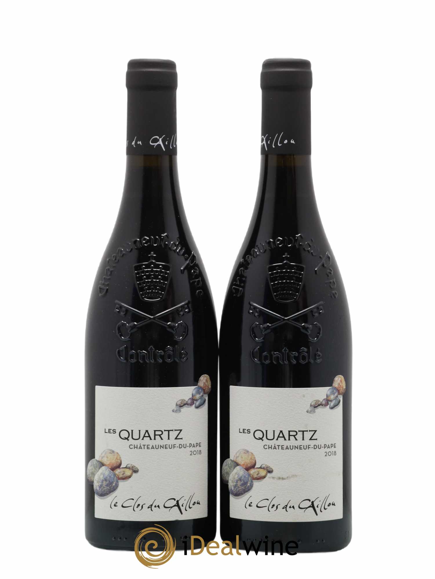 Châteauneuf-du-Pape Les Quartz Clos du Caillou 2018 - Lot de 2 bouteilles - 0