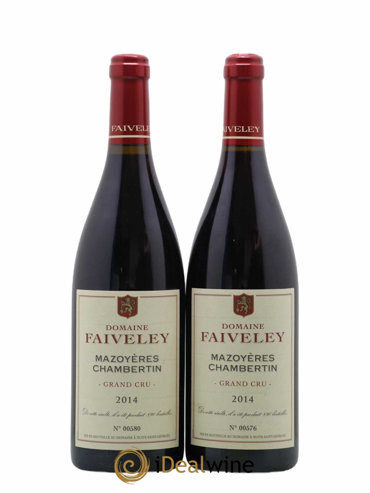 Mazoyères-Chambertin Grand Cru Faiveley 2014 - Lot de 2 bouteilles - 0