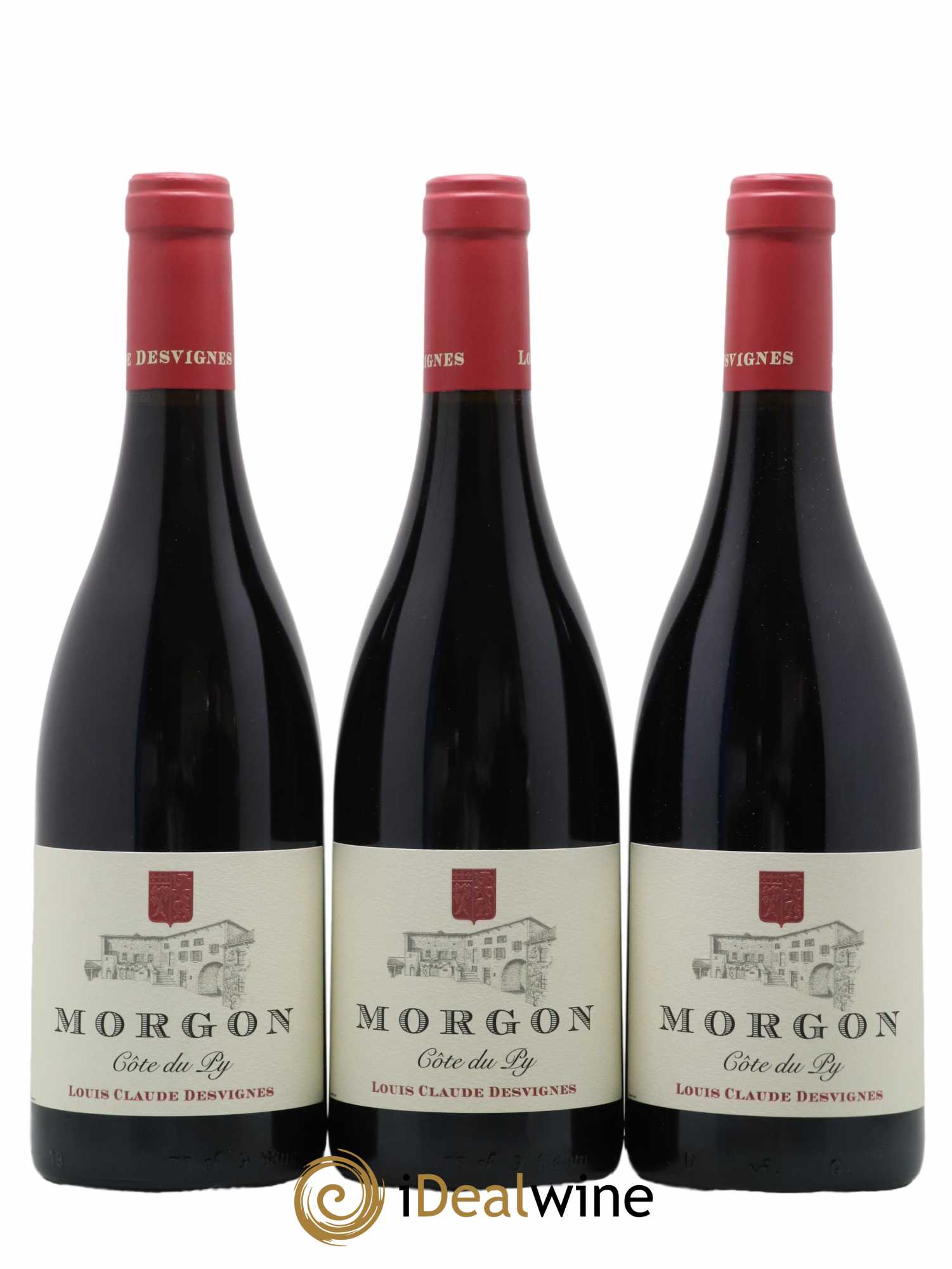 Morgon Côte du Py Louis-Claude Desvignes 2019 - Lot de 3 bouteilles - 0