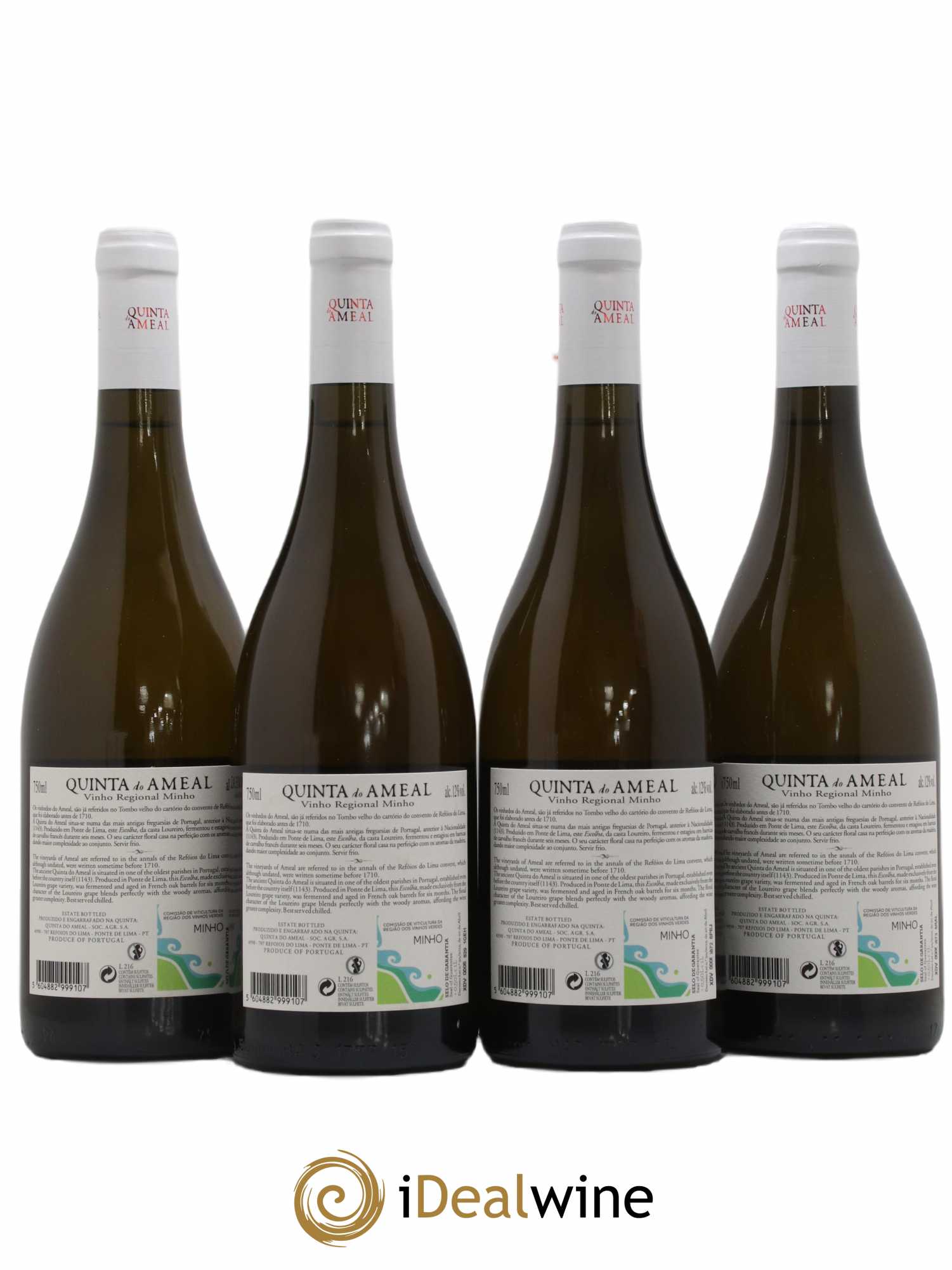 Portugal Quinta Do Ameal Escolha Vinho Regional Minho 2016 - Posten von 4 Flaschen - 1