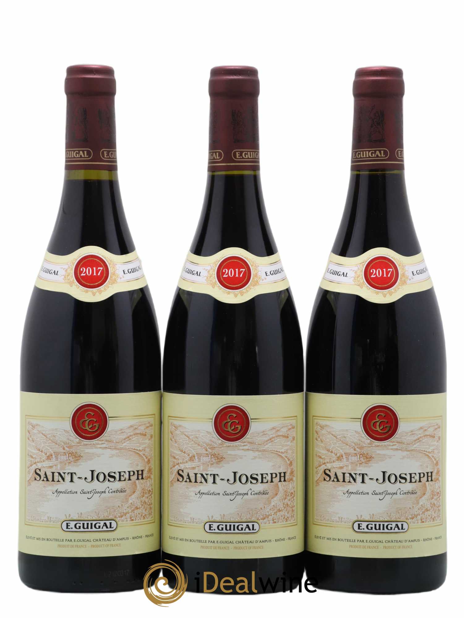 Saint-Joseph Guigal 2017 - Lot de 3 bouteilles - 0