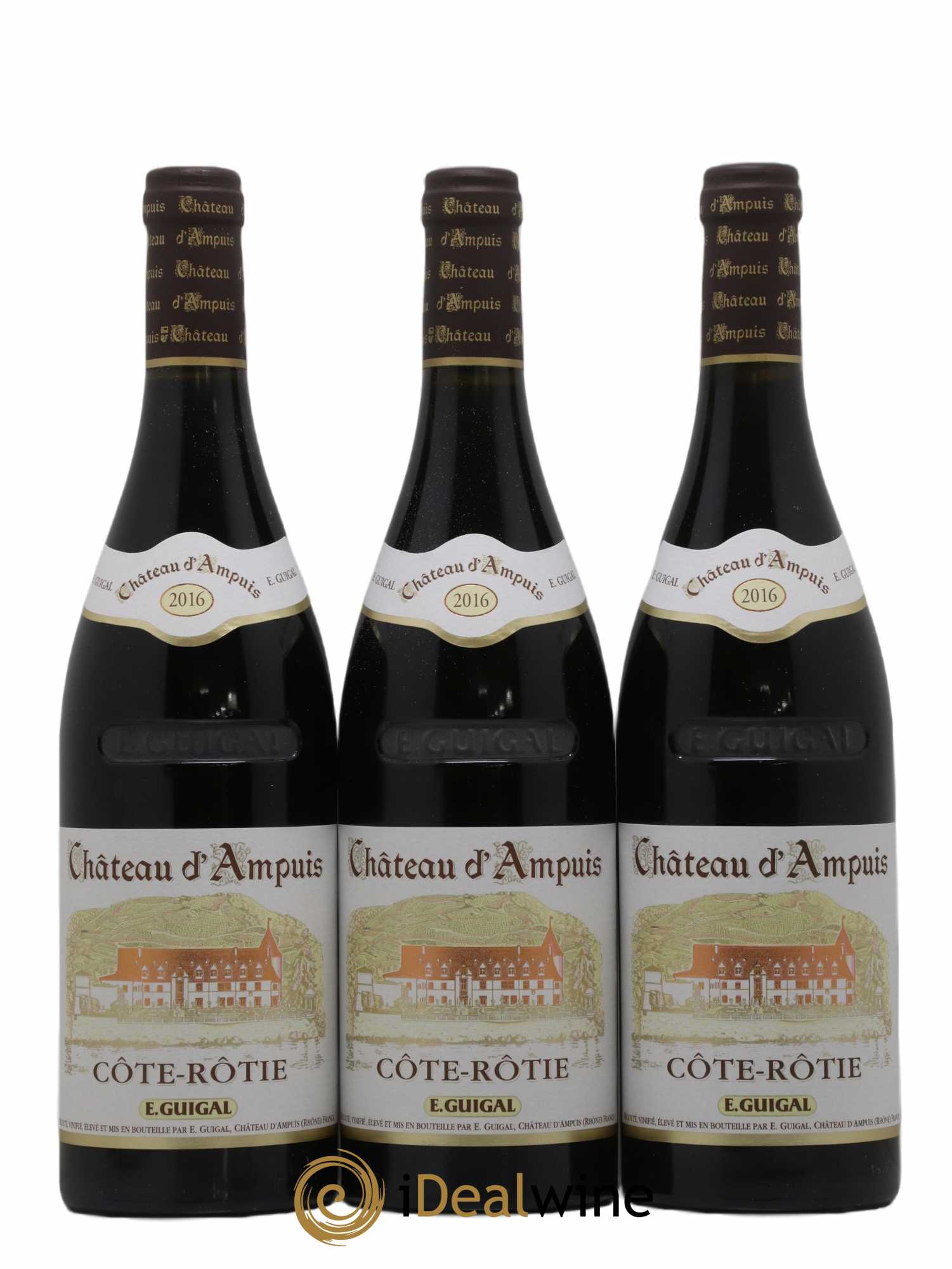 Côte-Rôtie Château d'Ampuis Guigal 2016 - Lot de 3 bouteilles - 0