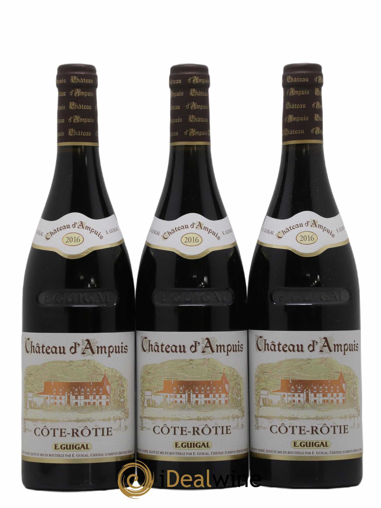 Côte-Rôtie Château d'Ampuis Guigal 2016 - Lot de 3 bouteilles - 0