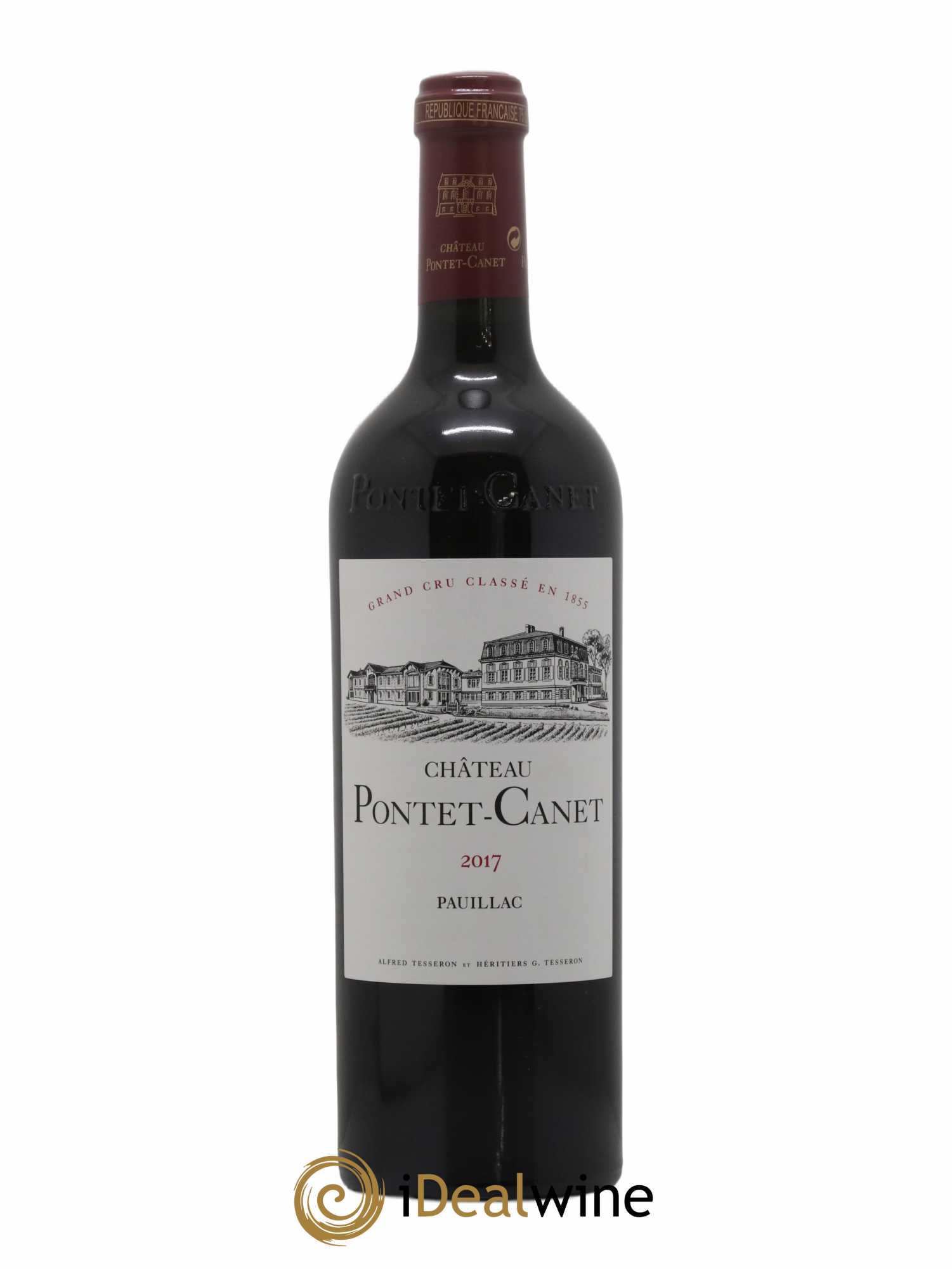 Château Pontet Canet 5ème Grand Cru Classé 2017 - Lot de 1 bouteille - 0