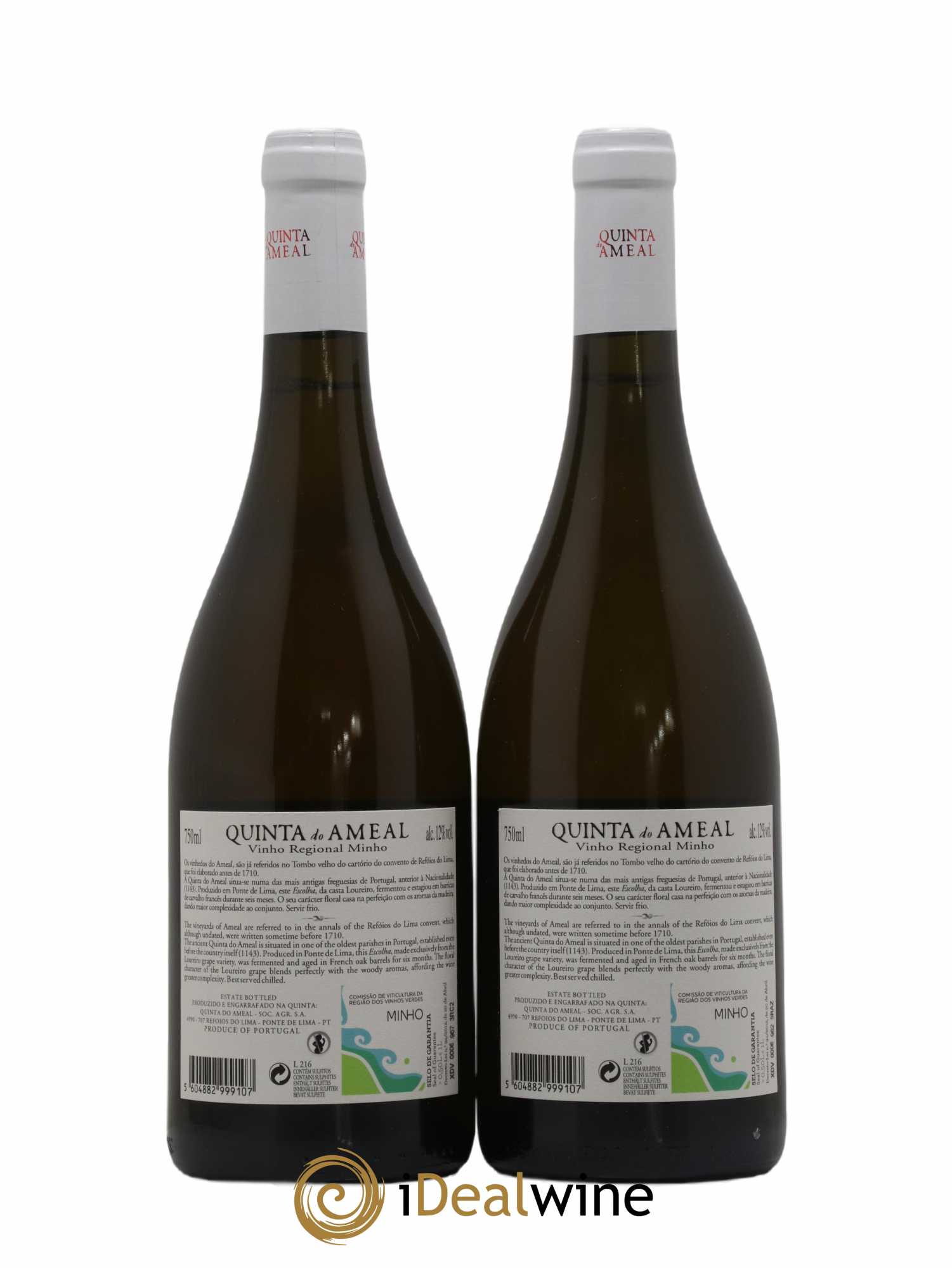 Portugal Quinta Do Ameal Vinho Regional Minho Escolha 2016 - Posten von 2 Flaschen - 1