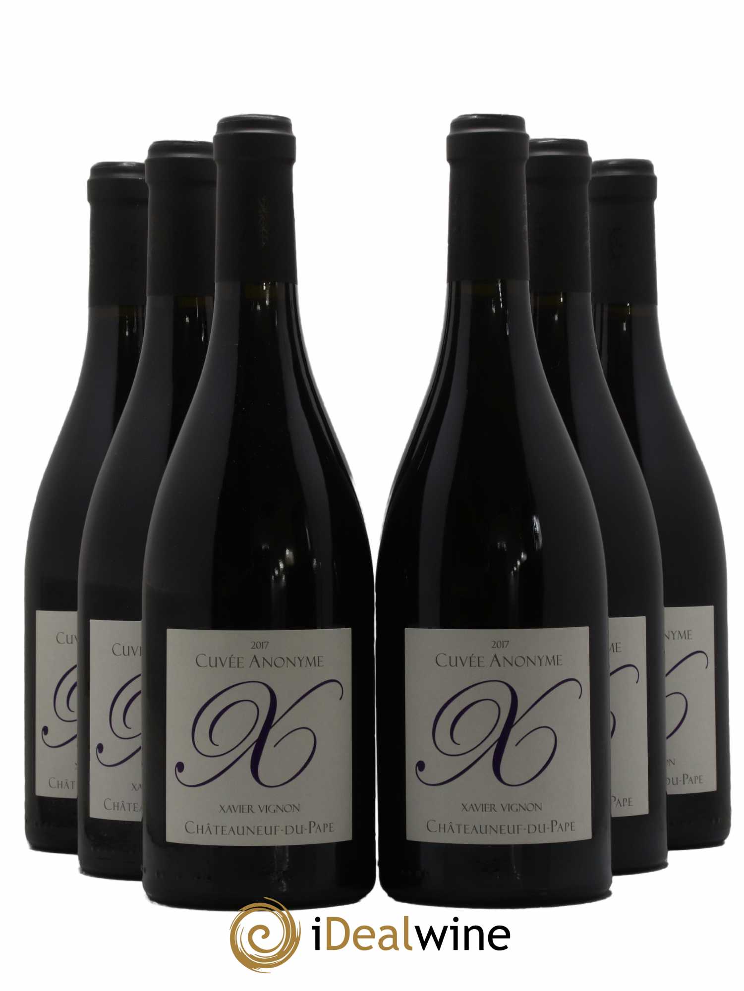 Châteauneuf-du-Pape Cuvee Anonyme Xavier Vignon 2017 - Lot de 6 bouteilles - 0