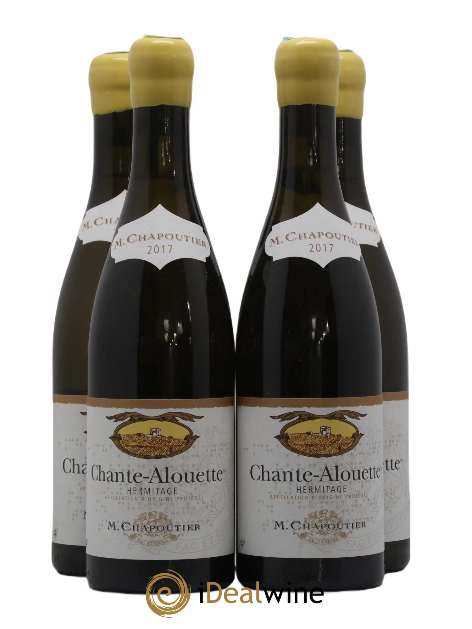 Hermitage Chante Alouette Chapoutier 2017 - Lot de 4 bouteilles - 0