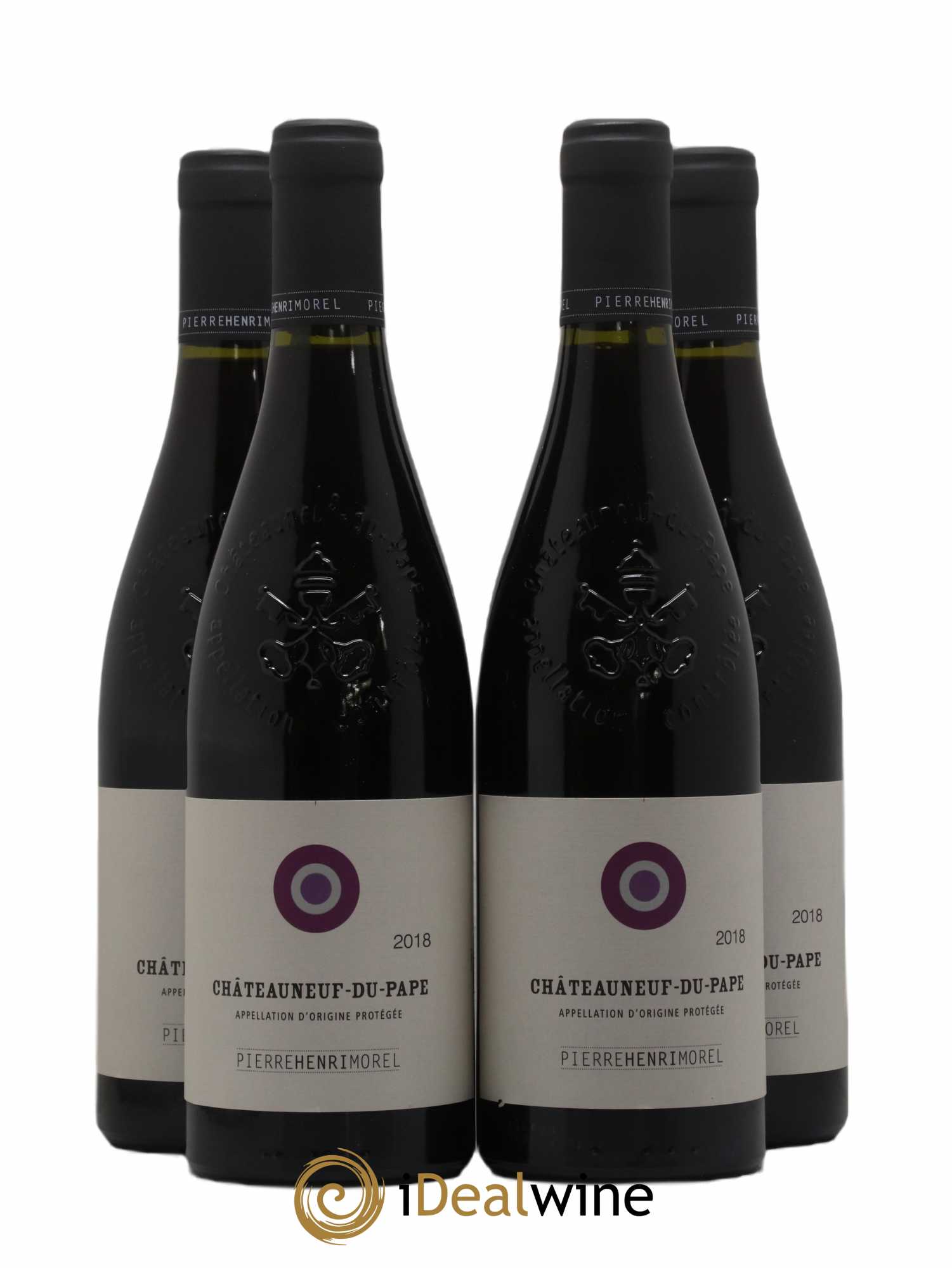 Châteauneuf-du-Pape Pierre Henri Morel 2018 - Lot de 4 bouteilles - 0