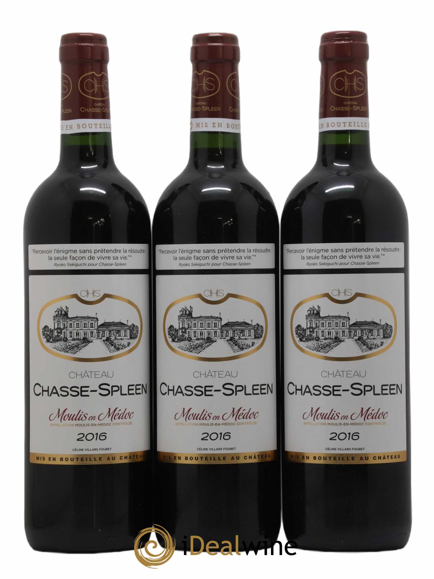 Château Chasse Spleen 2016 - Lot de 6 bouteilles - 2