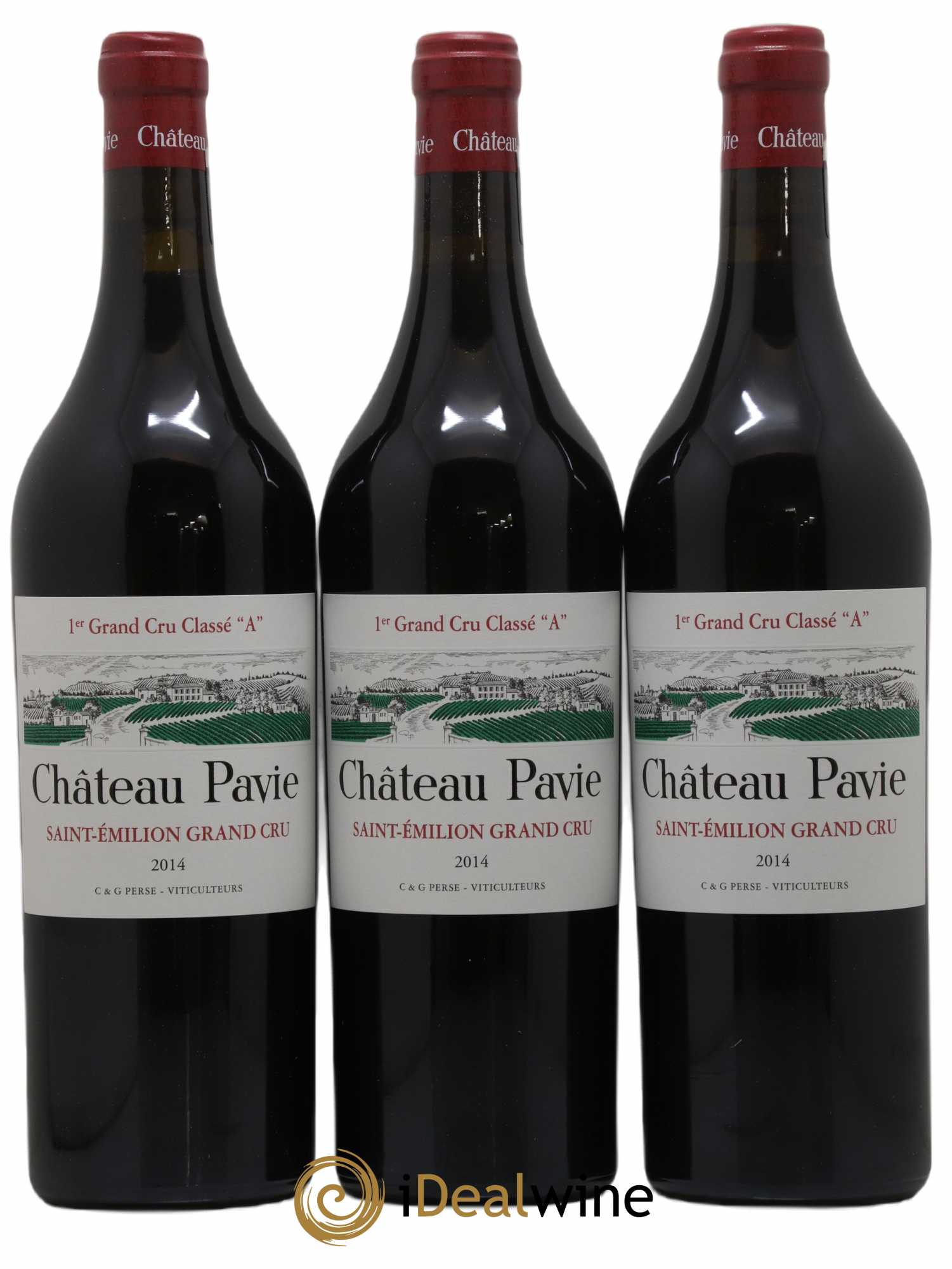 Château Pavie 1er Grand Cru Classé A 2014 - Lot de 6 bouteilles - 1