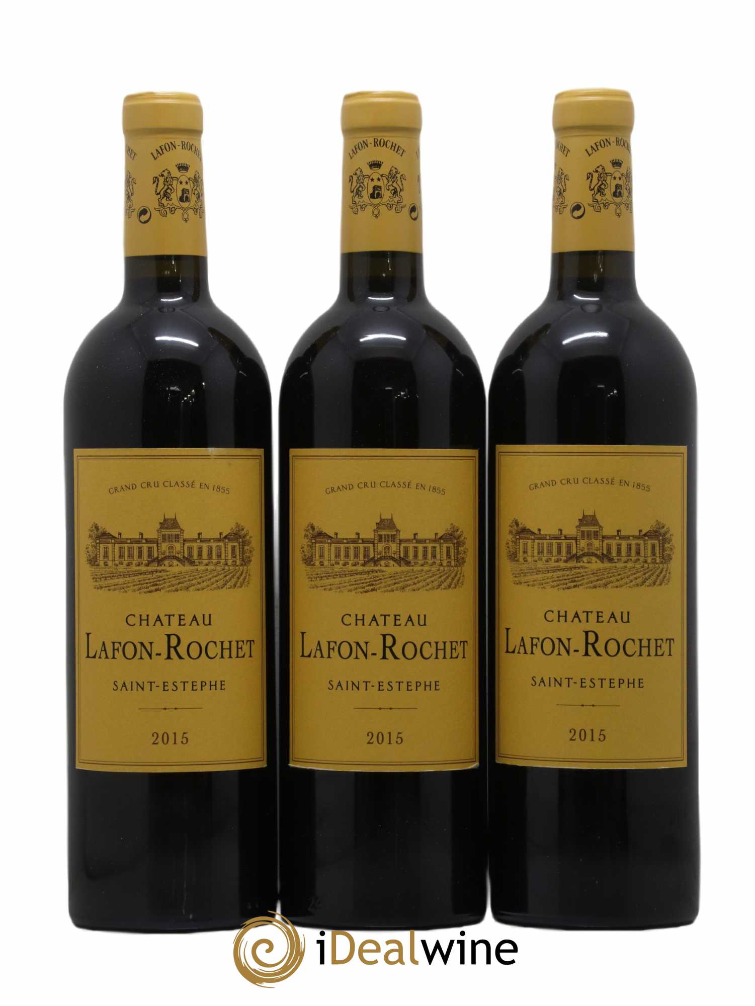 Château Lafon Rochet 4ème Grand Cru Classé 2015 - Lot de 12 bouteilles - 1