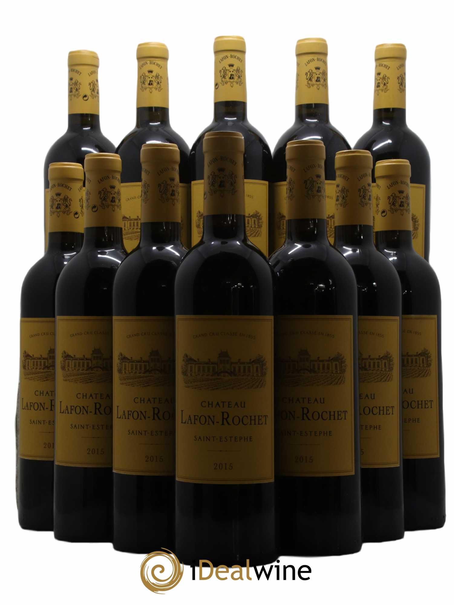 Château Lafon Rochet 4ème Grand Cru Classé 2015 - Lot de 12 bouteilles - 0