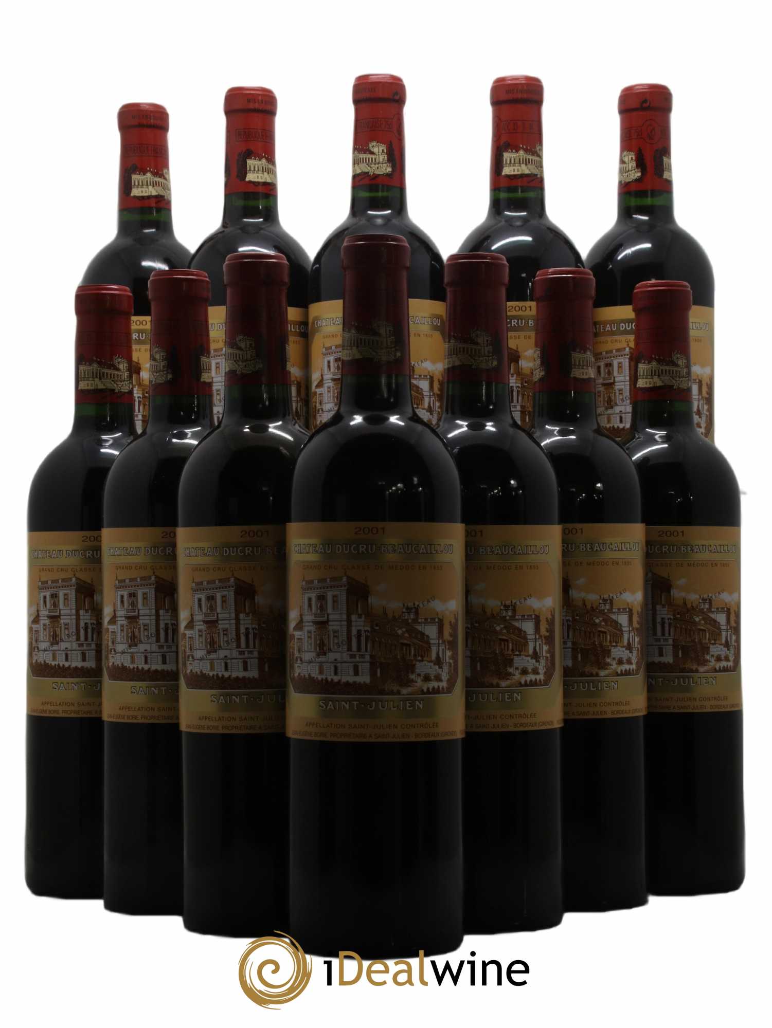 Château Ducru Beaucaillou 2ème Grand Cru Classé 2001 - Lot de 12 bouteilles - 0