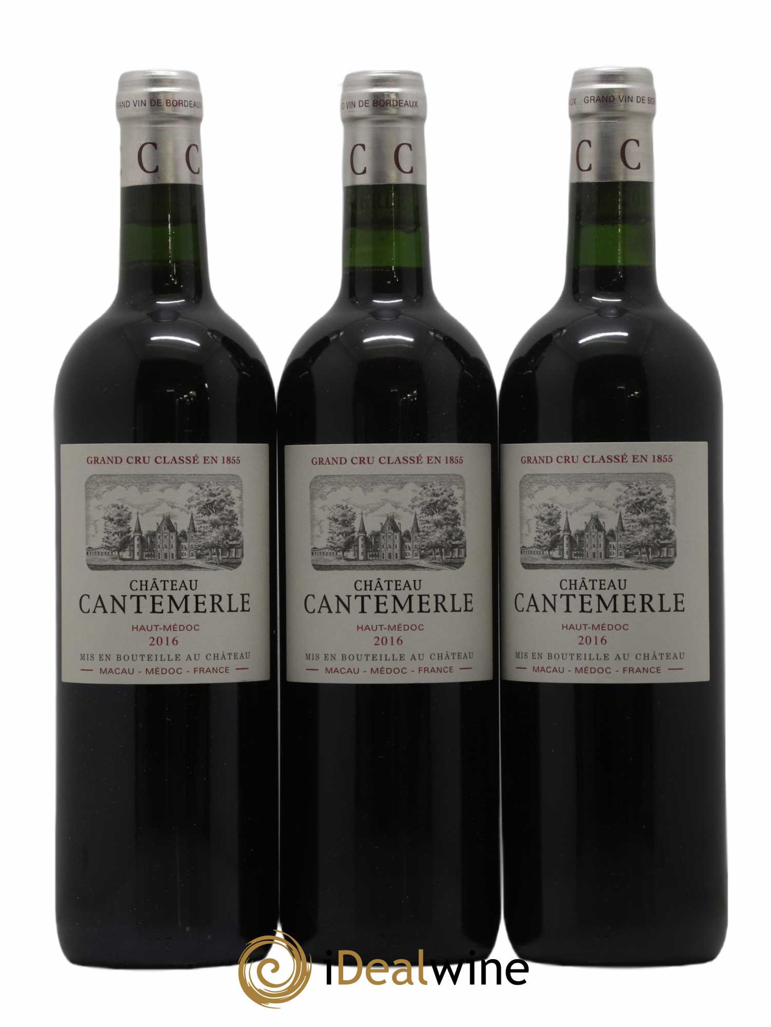 Château Cantemerle 5ème Grand Cru Classé 2016 - Lot de 6 bouteilles - 1