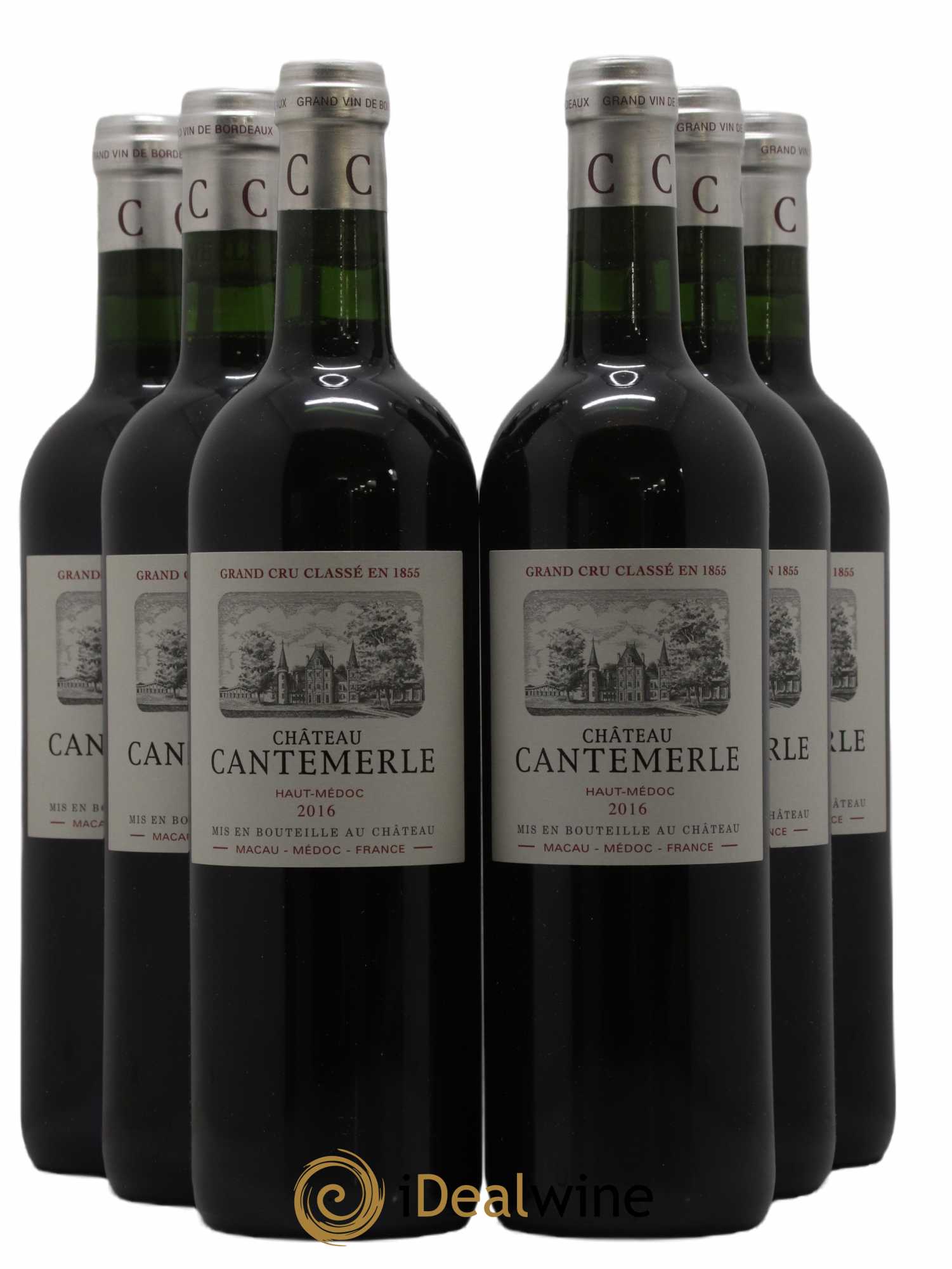 Château Cantemerle 5ème Grand Cru Classé 2016 - Lot de 6 bouteilles - 0