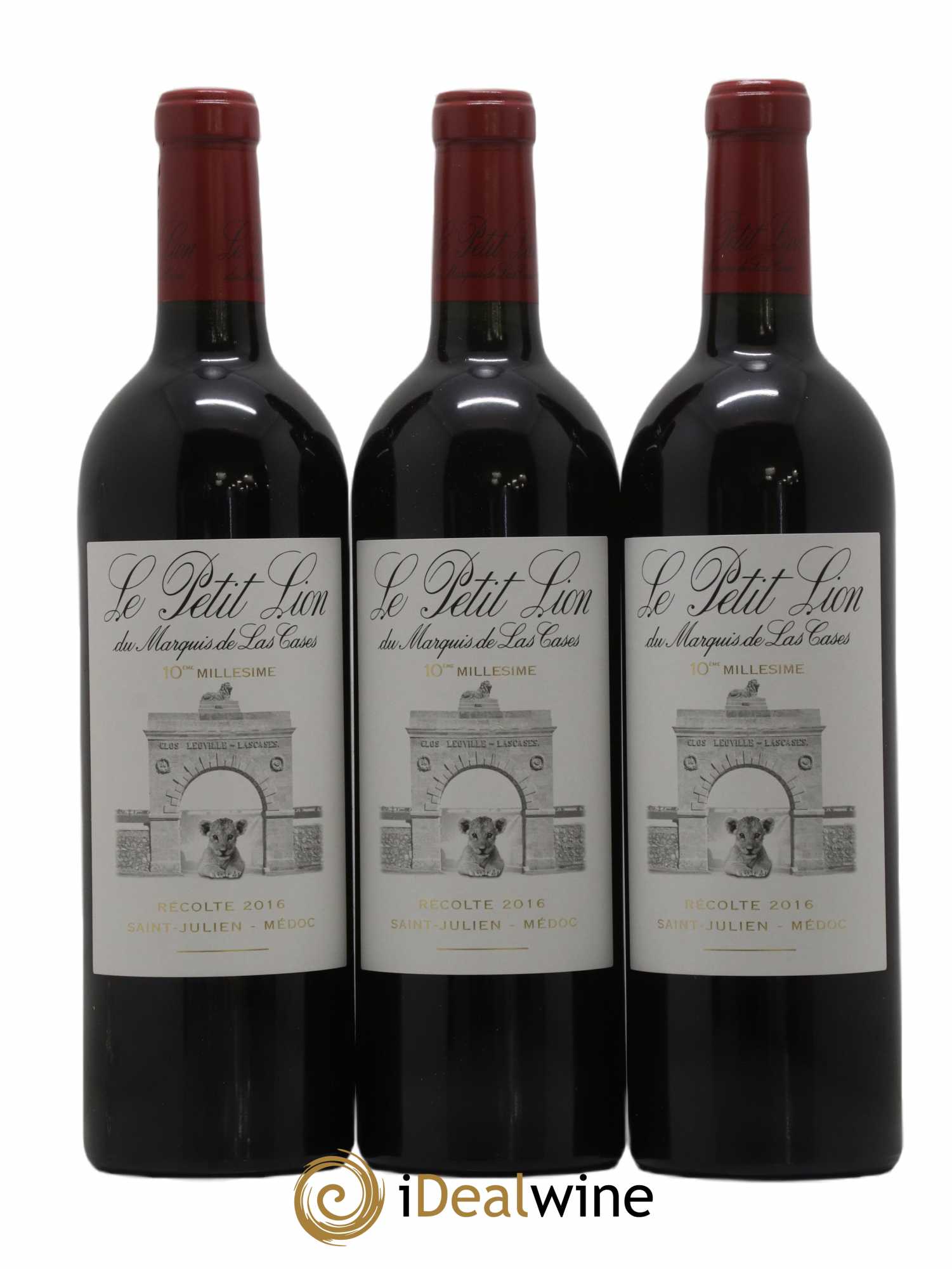 Le Petit Lion du Marquis de Las Cases Second Vin 2016 - Lot of 6 bottles - 1