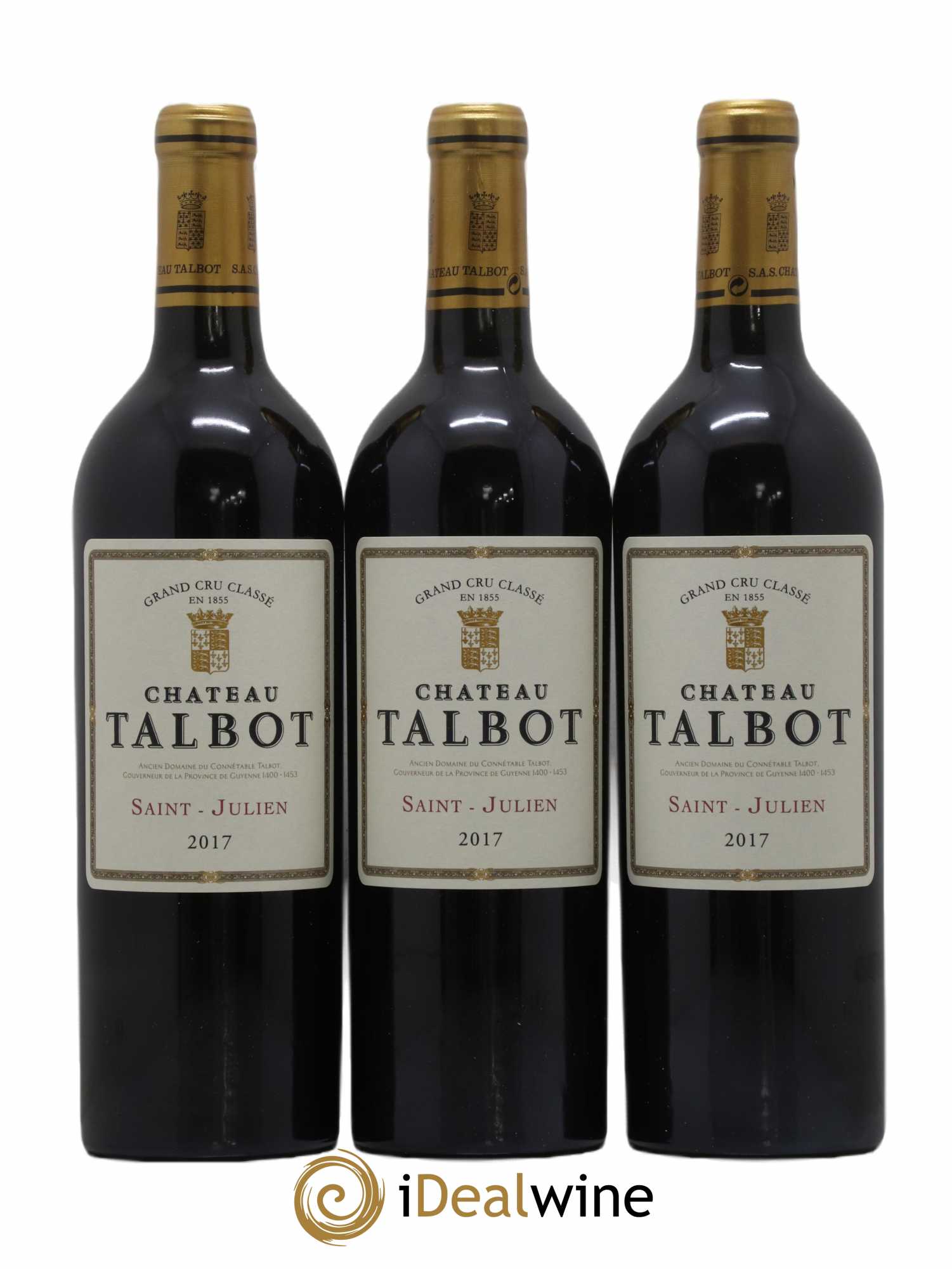 Château Talbot 4ème Grand Cru Classé 2017 - Lot de 12 bouteilles - 3