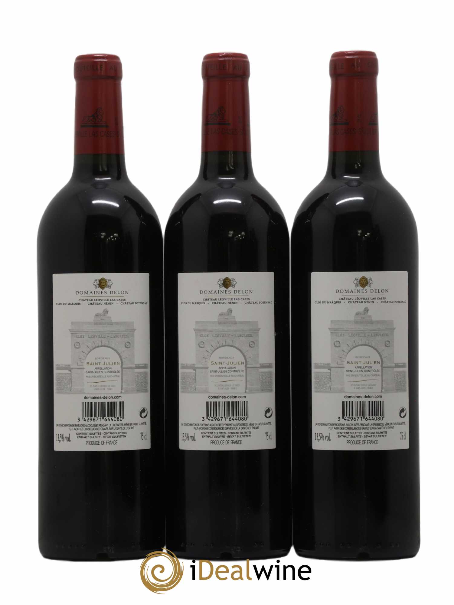 Château Léoville Las Cases 2ème Grand Cru Classé 2016 - Lot de 3 bouteilles - 1