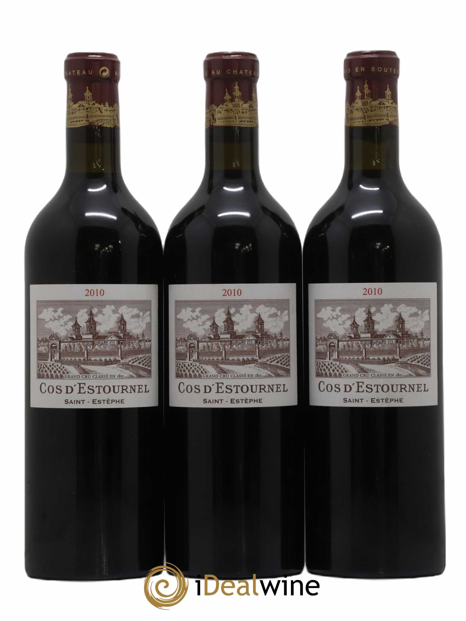 Cos d'Estournel 2ème Grand Cru Classé 2010 - Lot de 3 bouteilles - 0