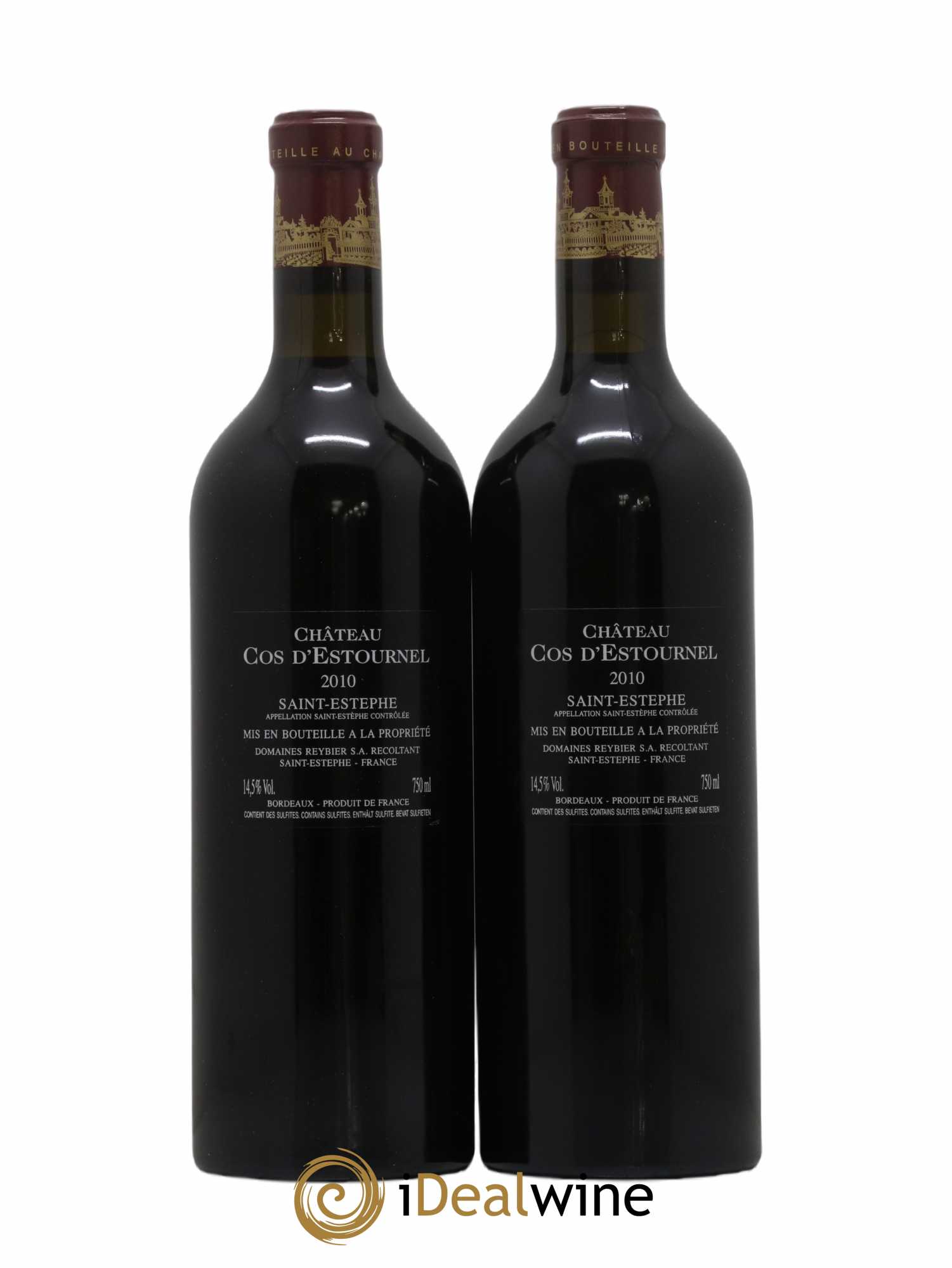 Cos d'Estournel 2ème Grand Cru Classé 2010 - Lot de 2 bouteilles - 1