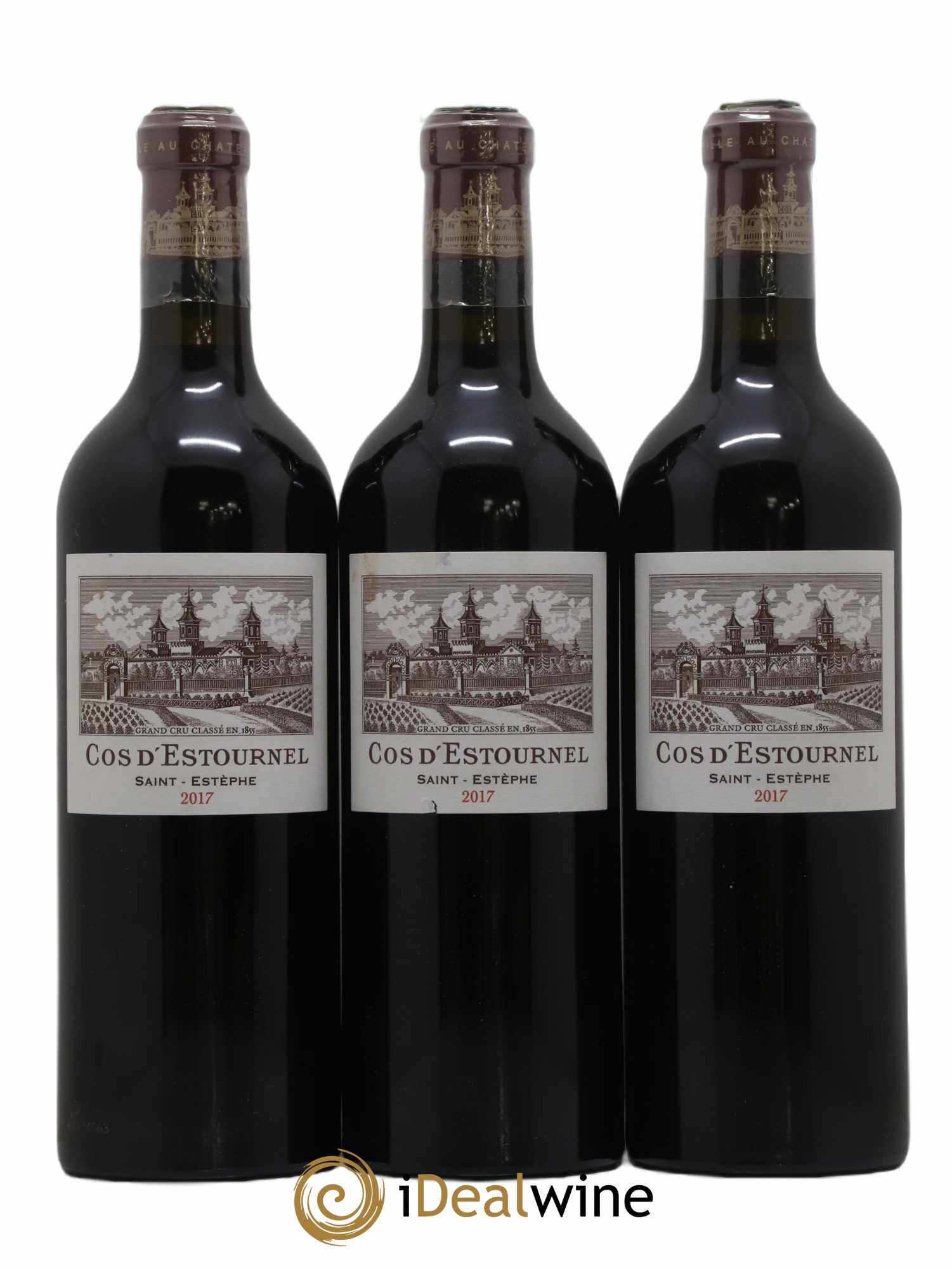Cos d'Estournel 2ème Grand Cru Classé 2017 - Lot de 3 bouteilles - 0