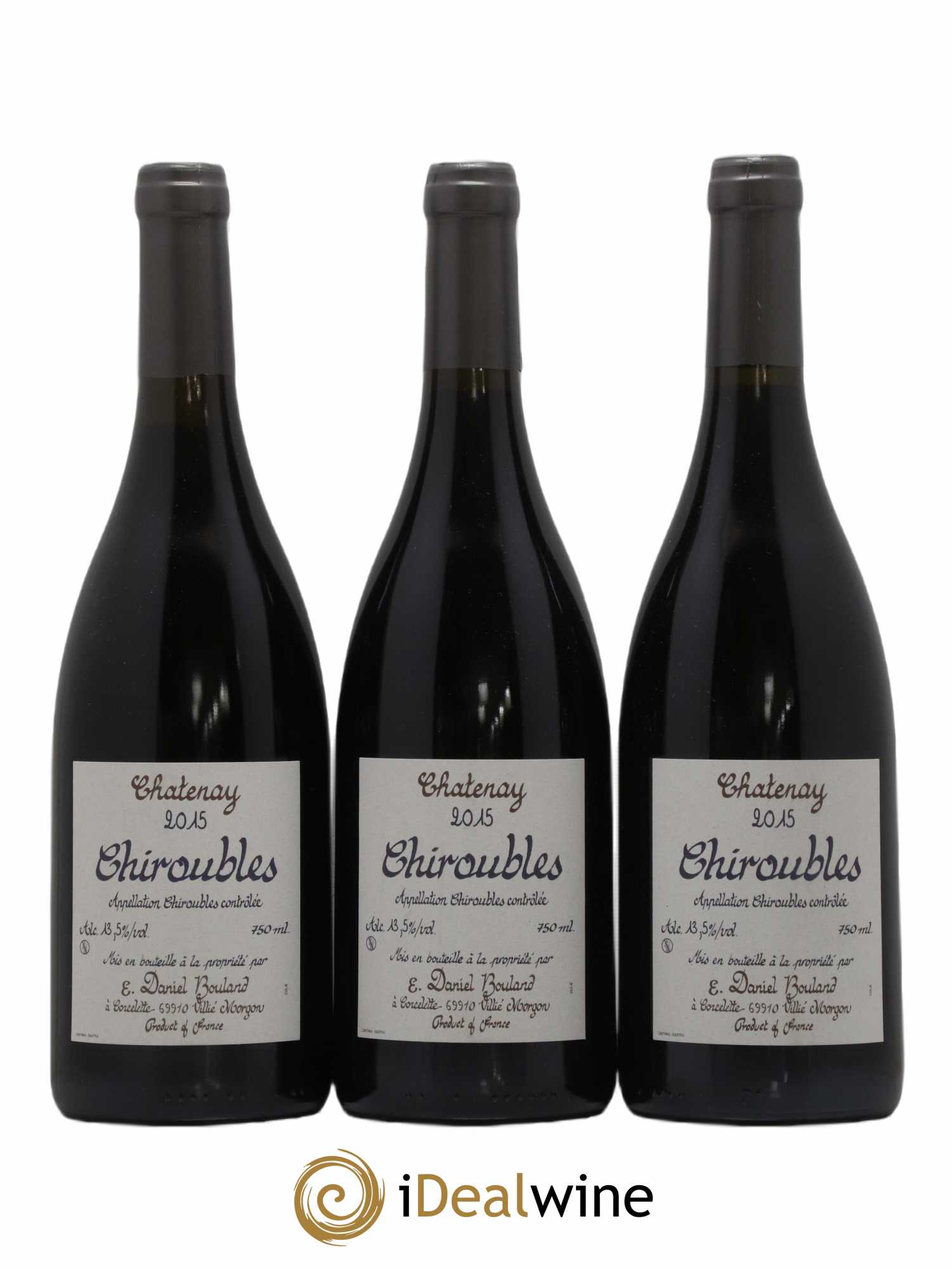Chiroubles Chatenay Daniel Bouland (Domaine) 2015 - Lot de 3 bouteilles - 0