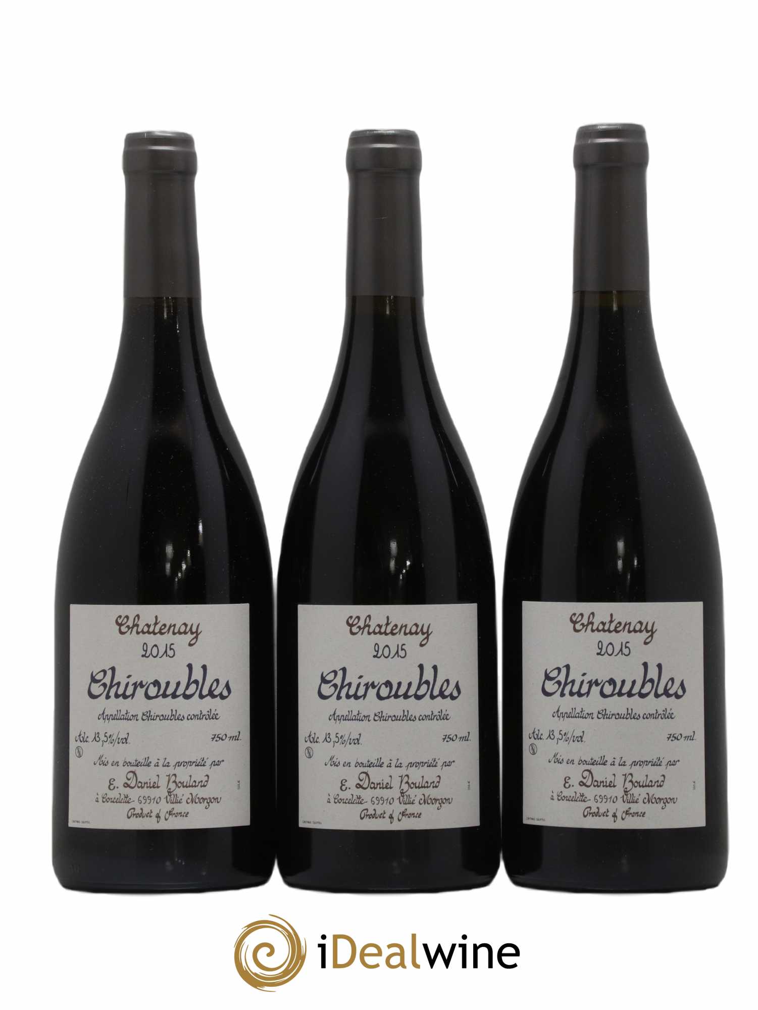 Chiroubles Chatenay Daniel Bouland (Domaine) 2015 - Lot de 3 bouteilles - 0