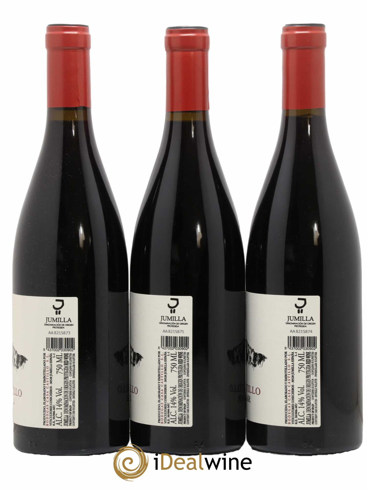 Espagne Jumilla Casa Castillo El Molar 2018 - Lot de 3 bouteilles - 1