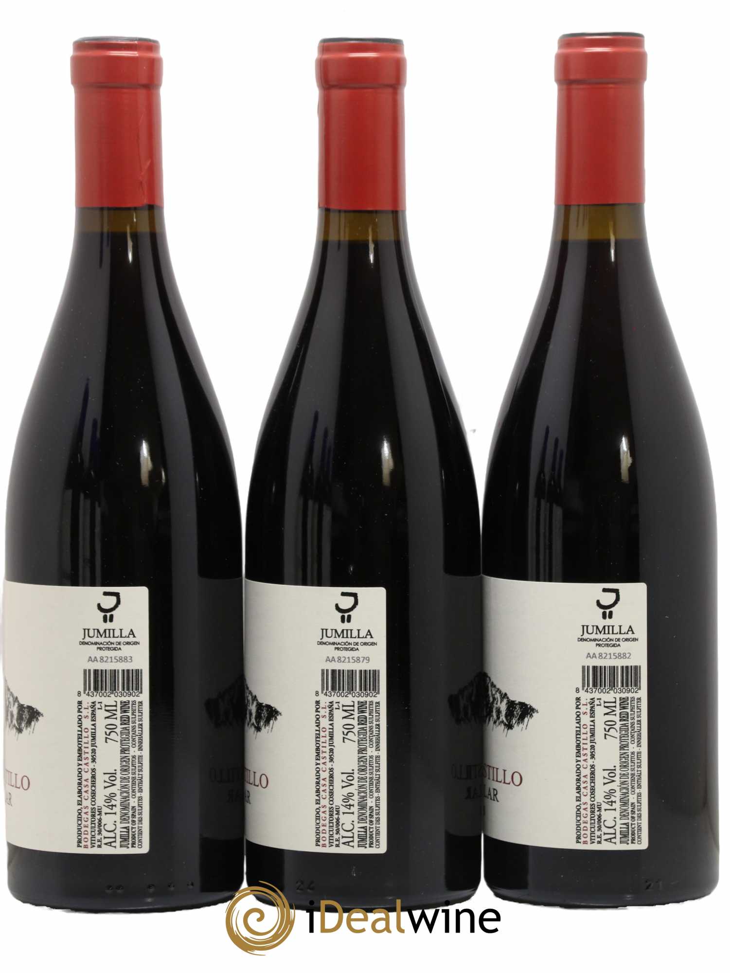 Espagne Jumilla Casa Castillo El Molar 2018 - Lot de 3 bouteilles - 1