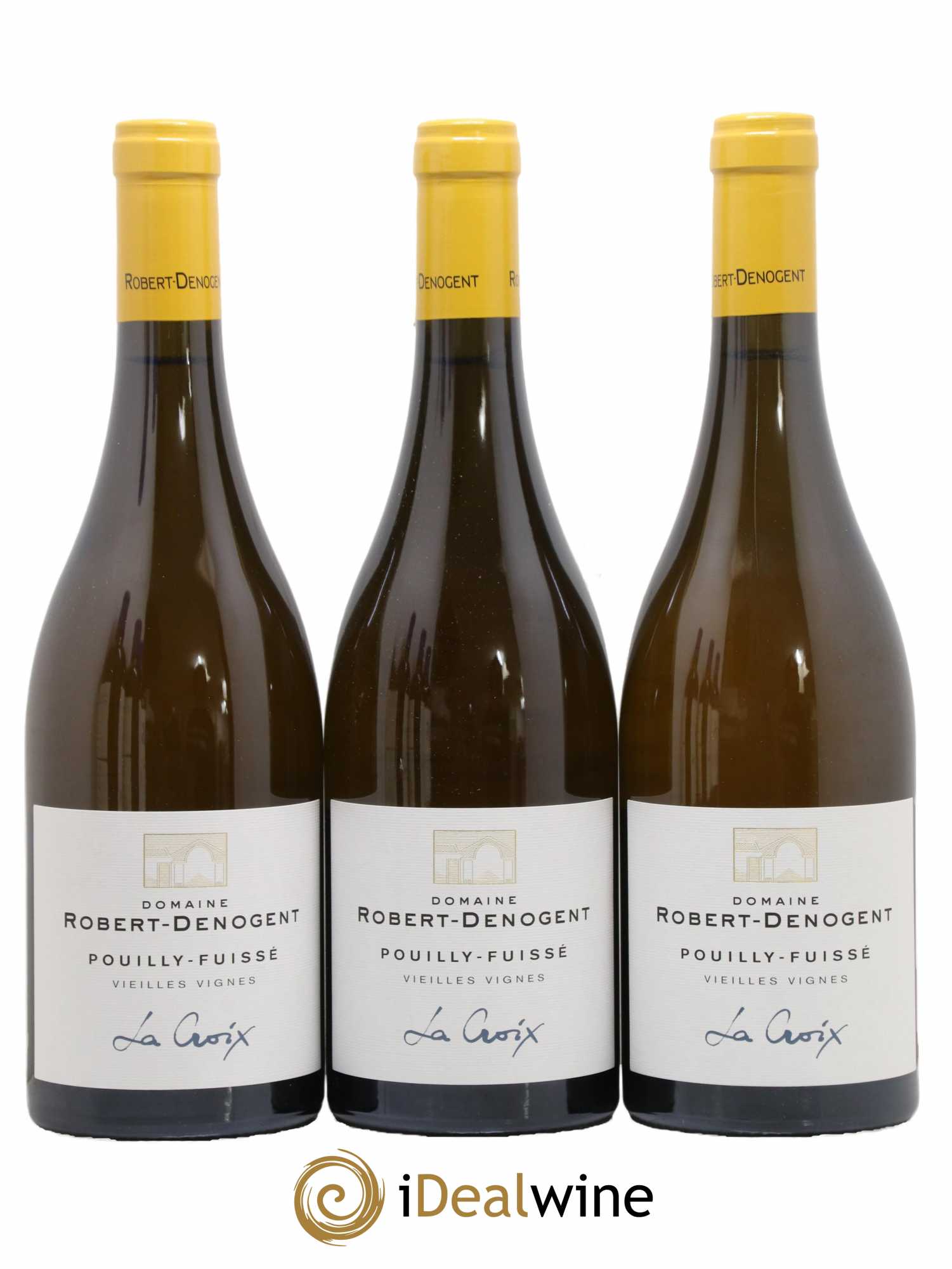 Pouilly-Fuissé La Croix Vieilles Vignes Robert Denogent (Domaine) 2016 - Posten von 3 Flaschen - 0