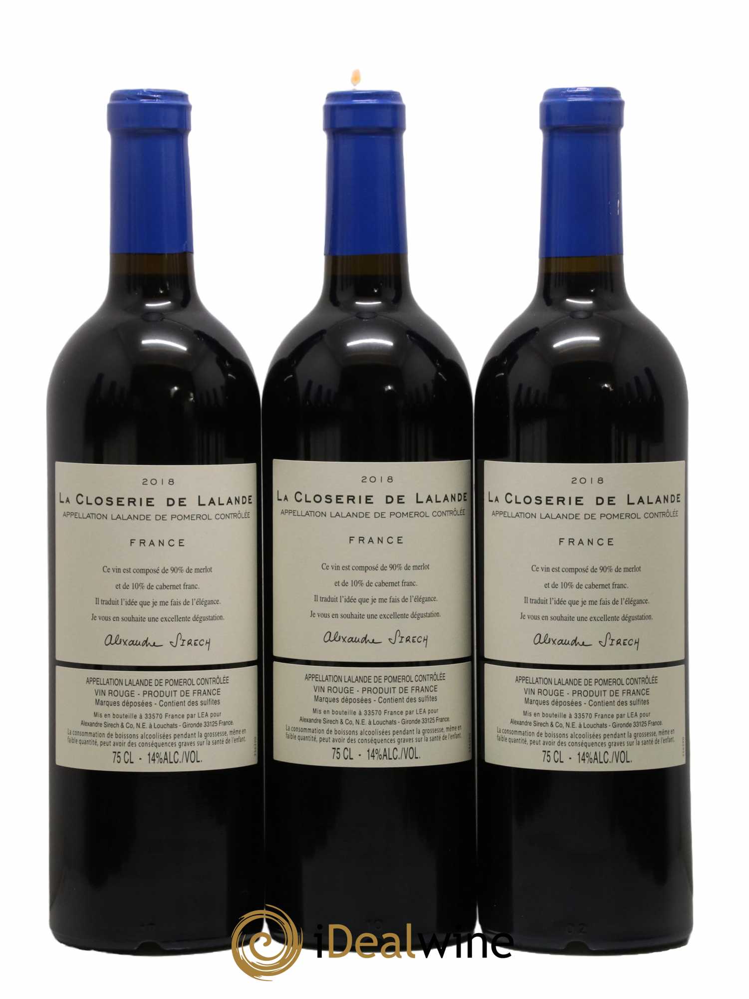 Lalande-de-Pomerol La Closerie De Lalande Alexandre Sirech 2018 - Lot de 12 bouteilles - 2